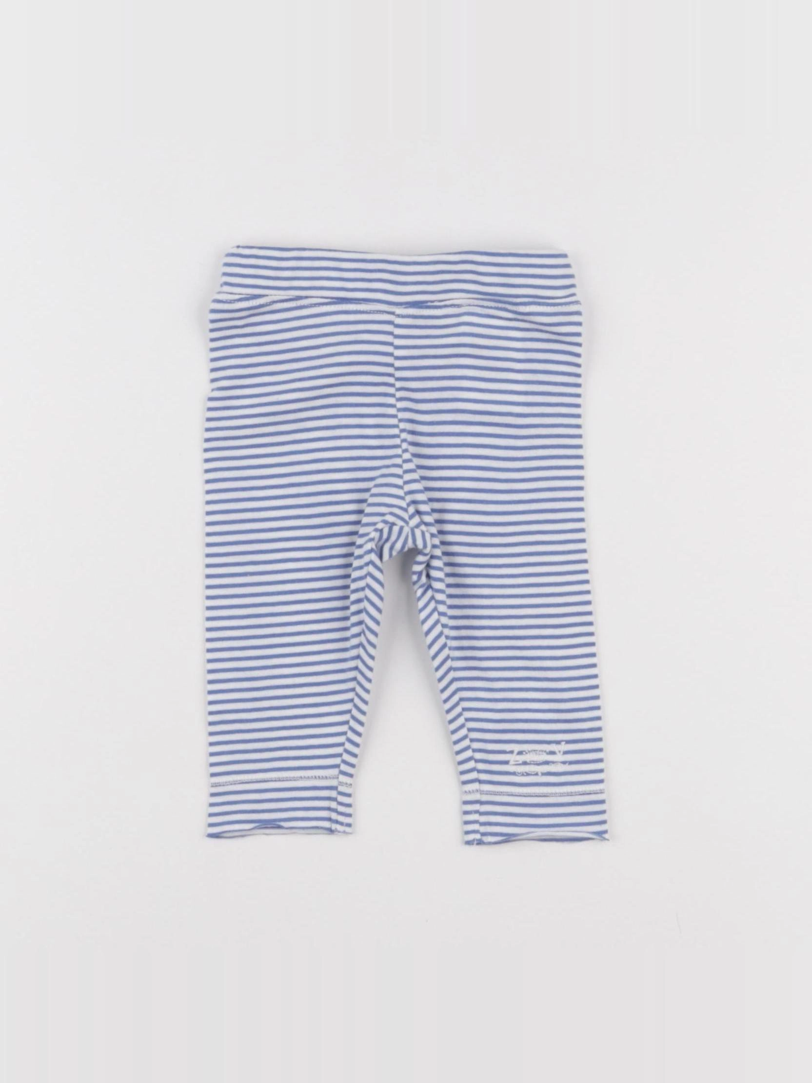 Zadig & Voltaire - legging bleu - 3 mois