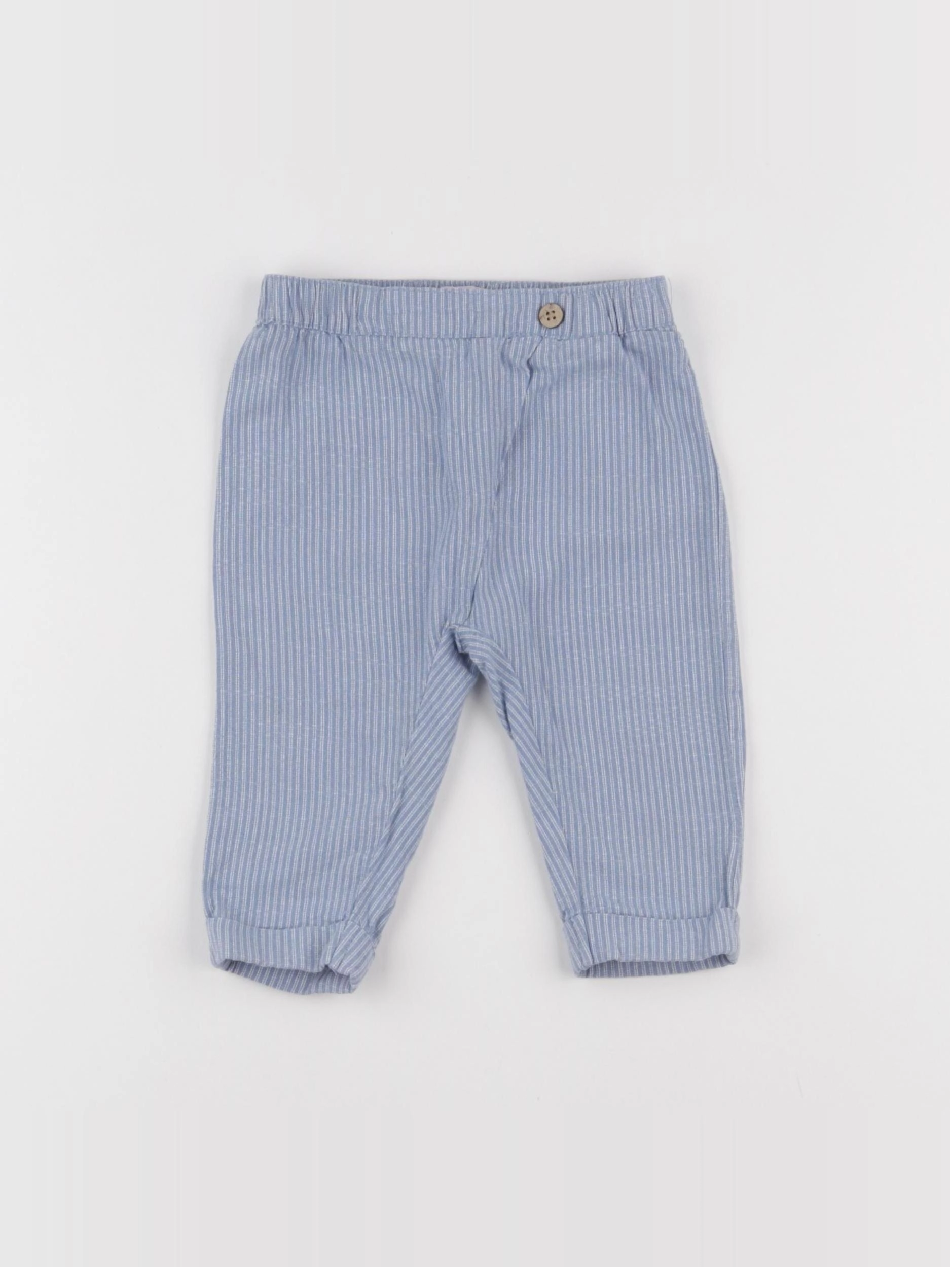 La Redoute - pantalon bleu - 6 mois