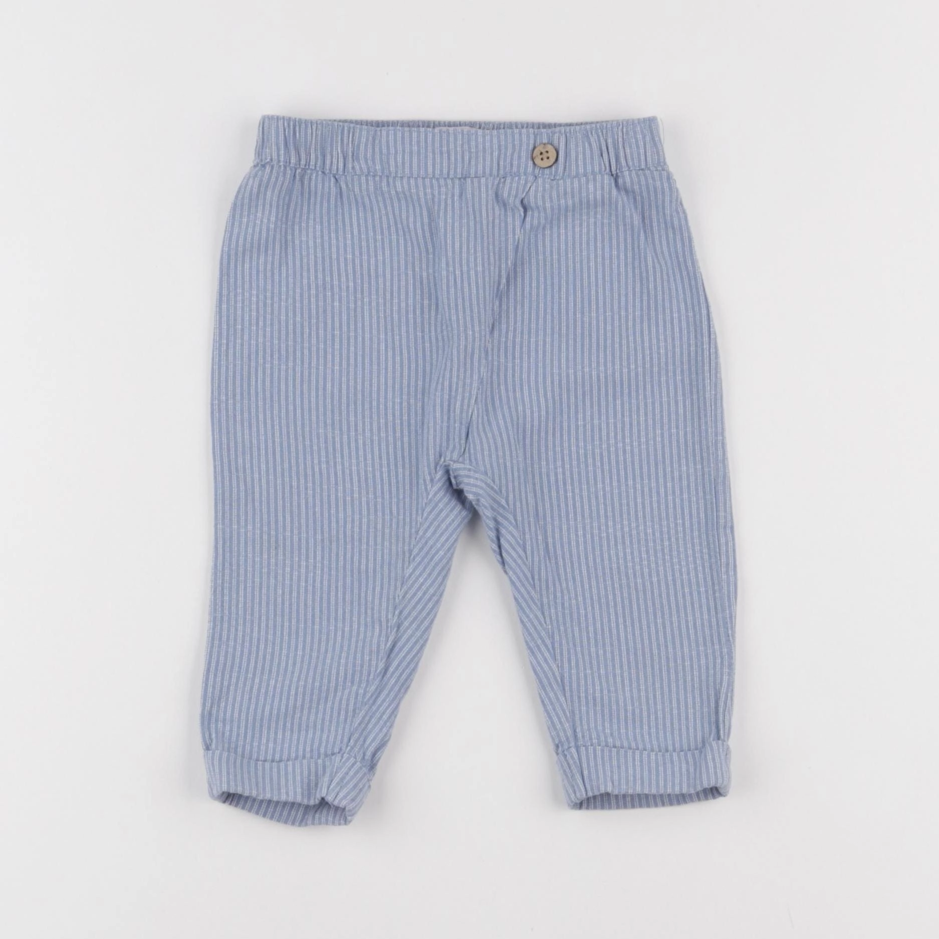La Redoute - pantalon bleu - 6 mois
