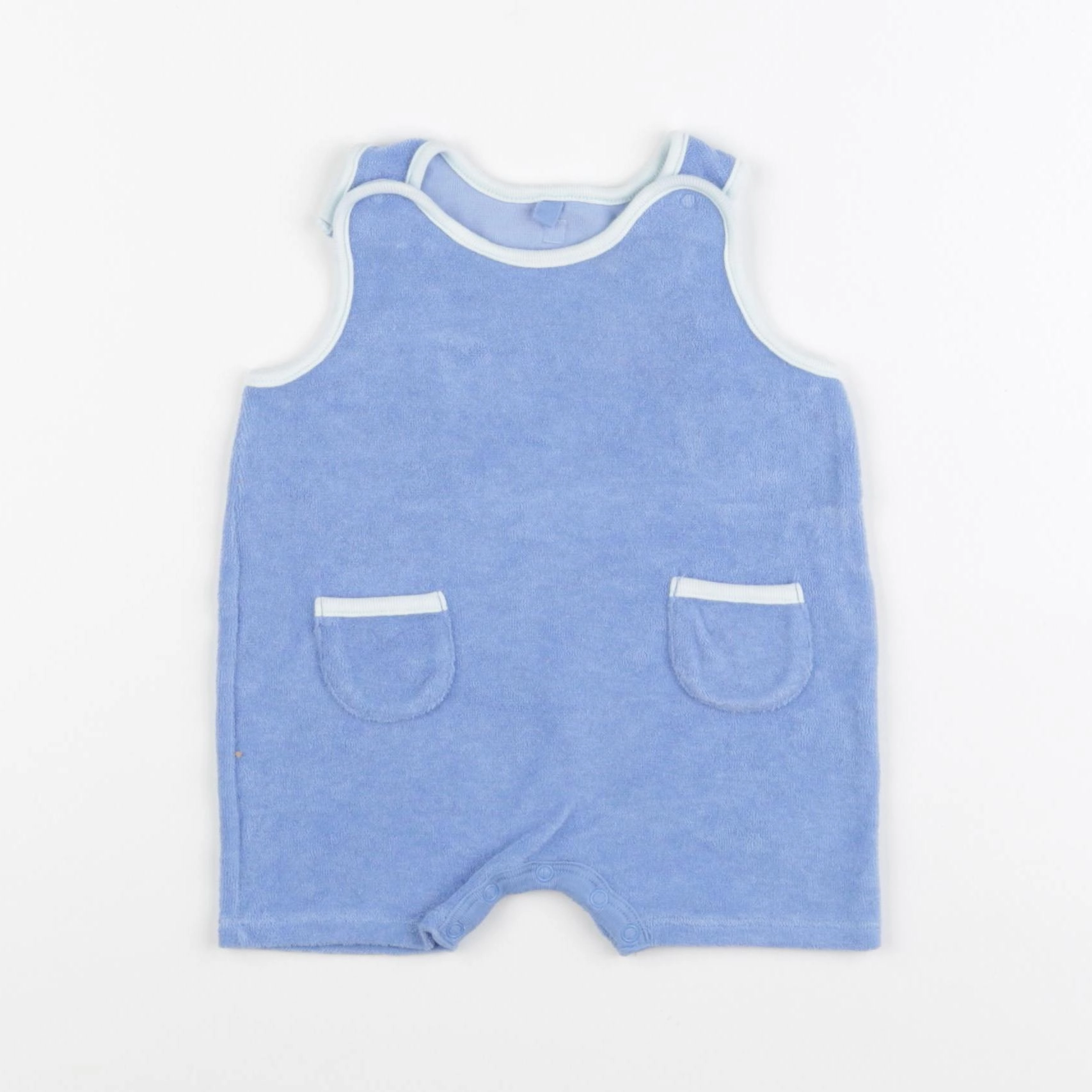 Petit Bateau - combinaison bleu - 6 mois