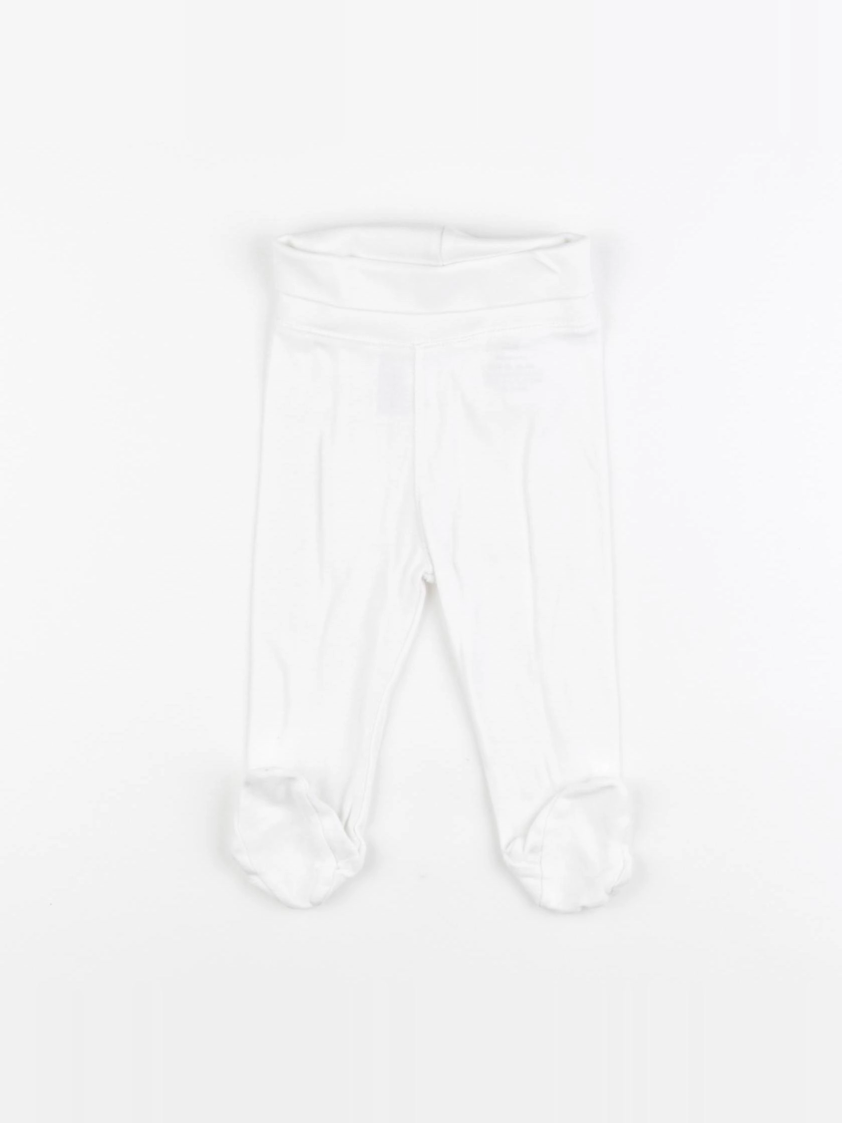 H&M - legging blanc - 3 mois