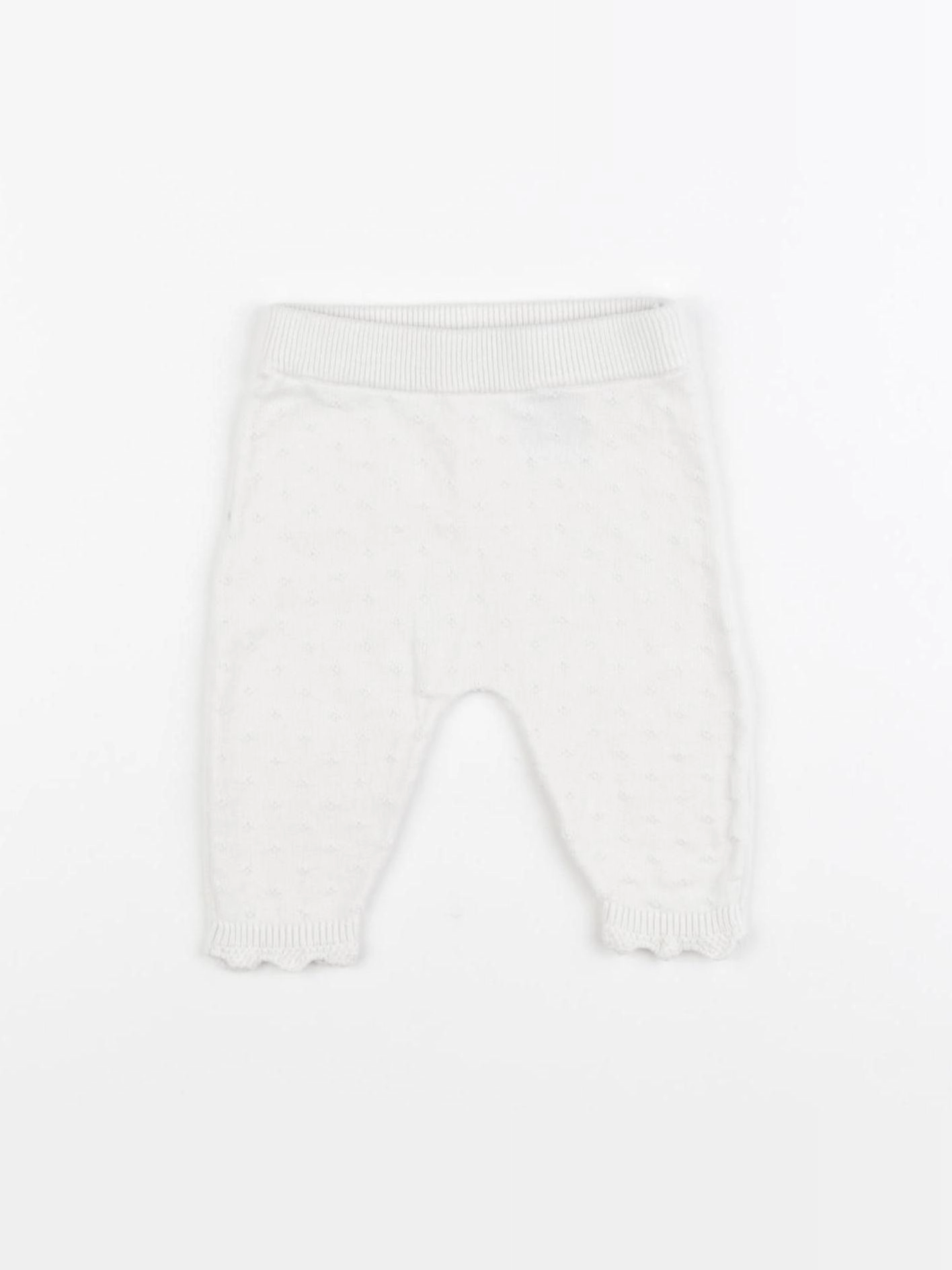 H&M - legging blanc - 3 mois