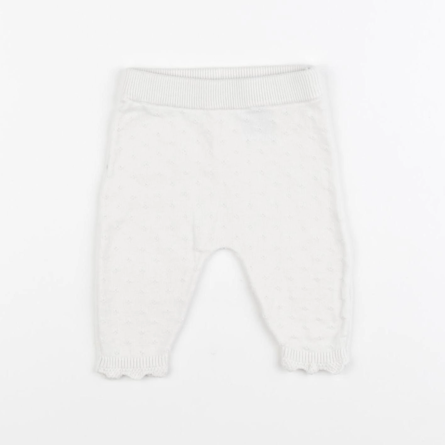 H&M - legging blanc - 3 mois