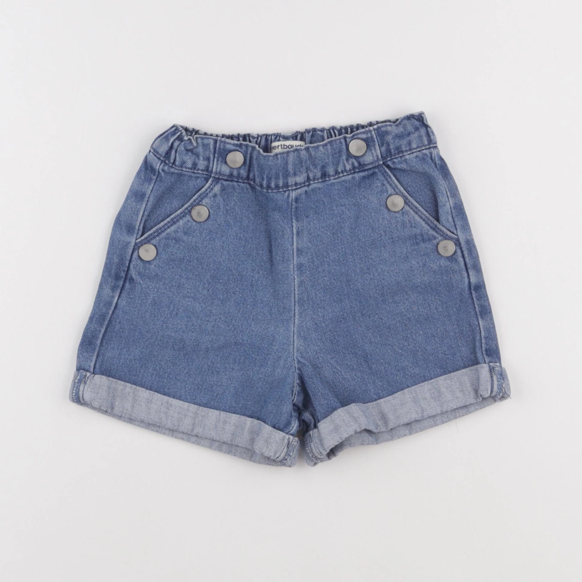 Vertbaudet - short bleu - 6 ans