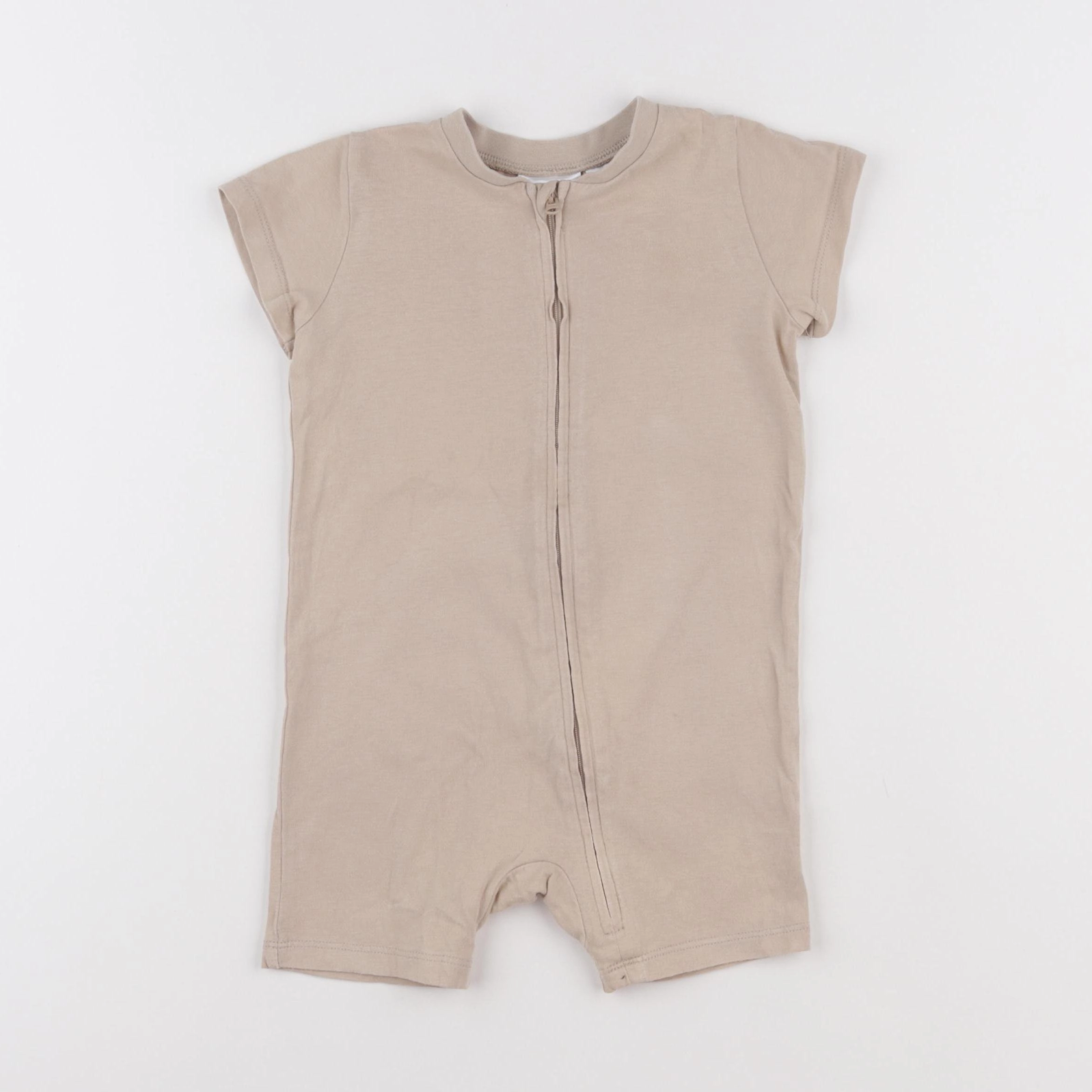 H&M - pyjama coton beige - 9/12 mois