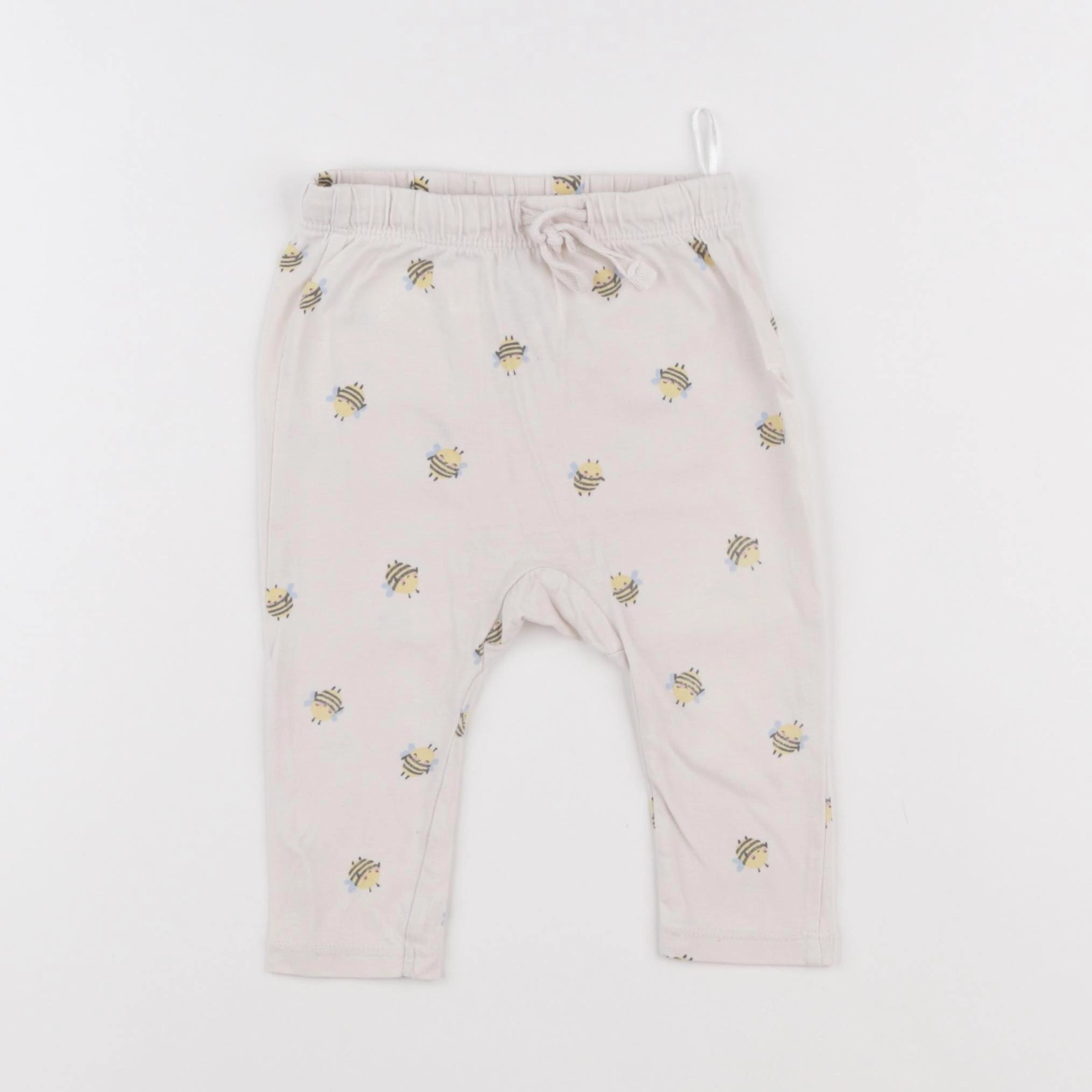 H&M - legging beige - 9/12 mois