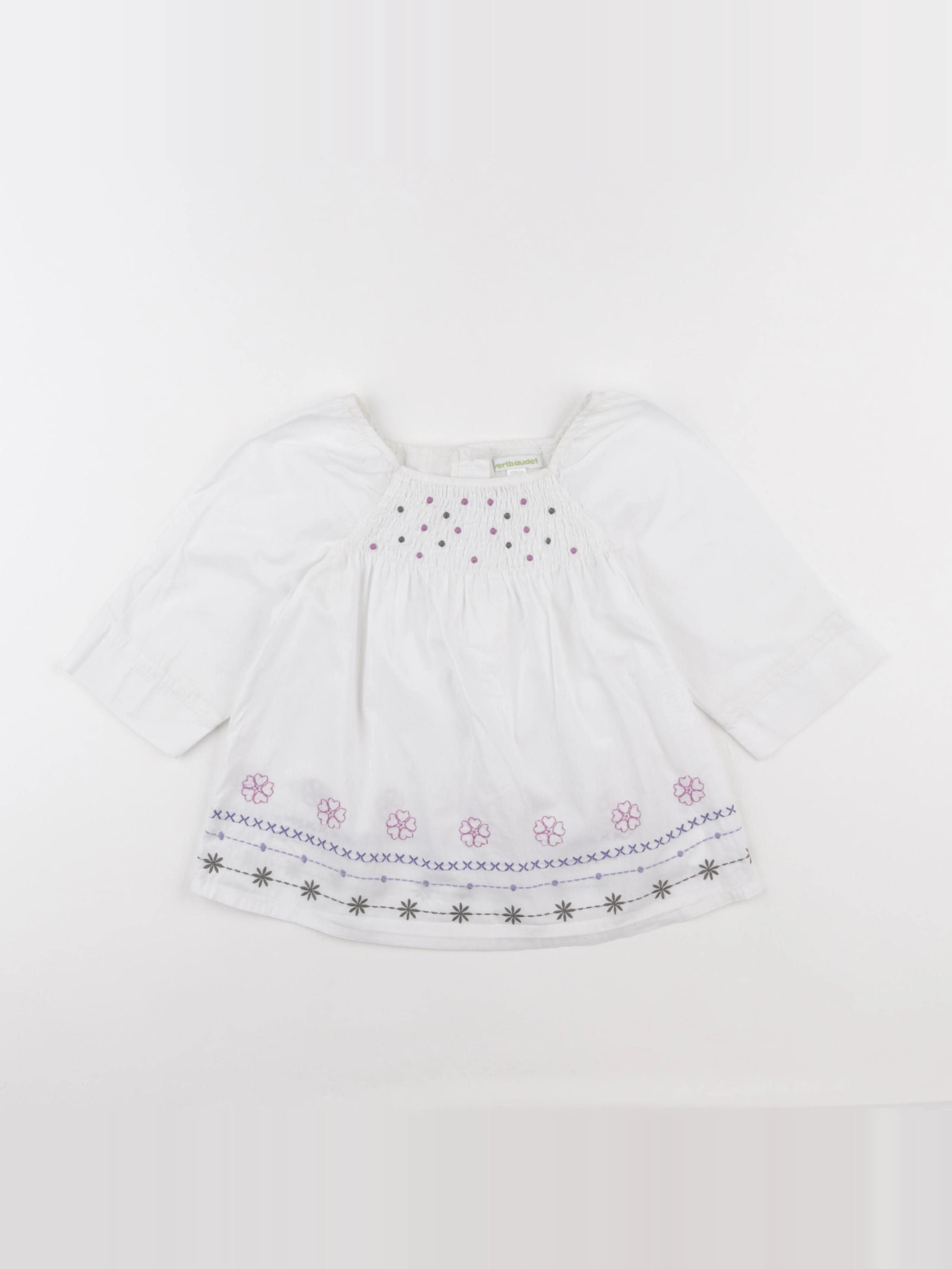 Vertbaudet - blouse blanc - 5 ans