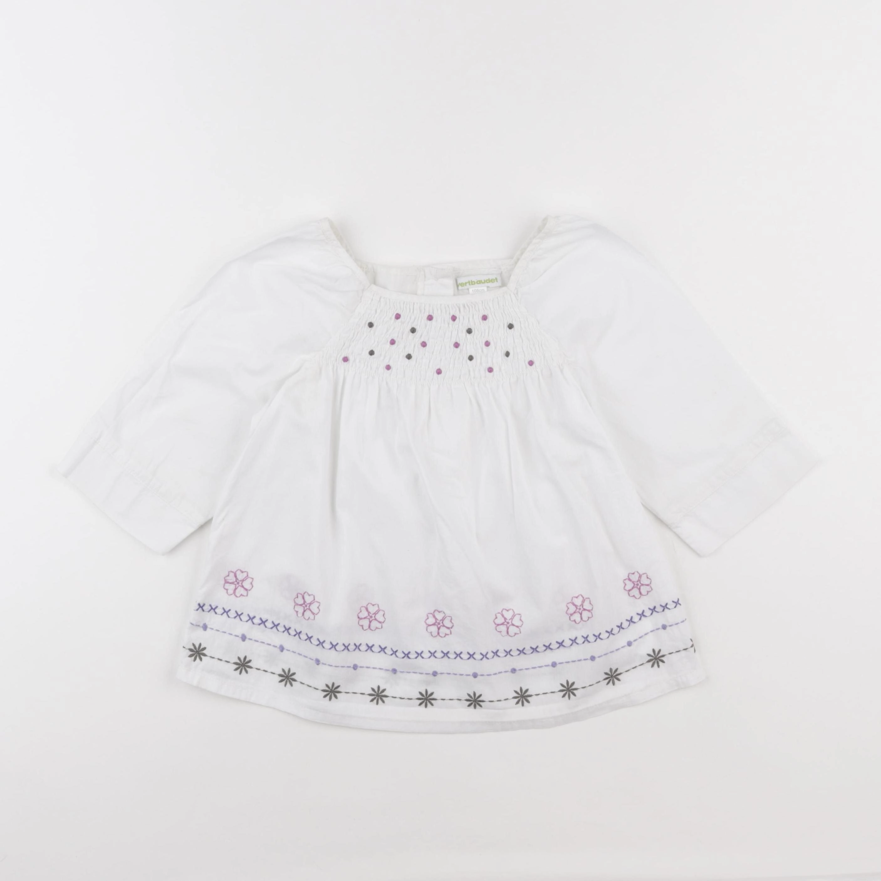 Vertbaudet - blouse blanc - 5 ans
