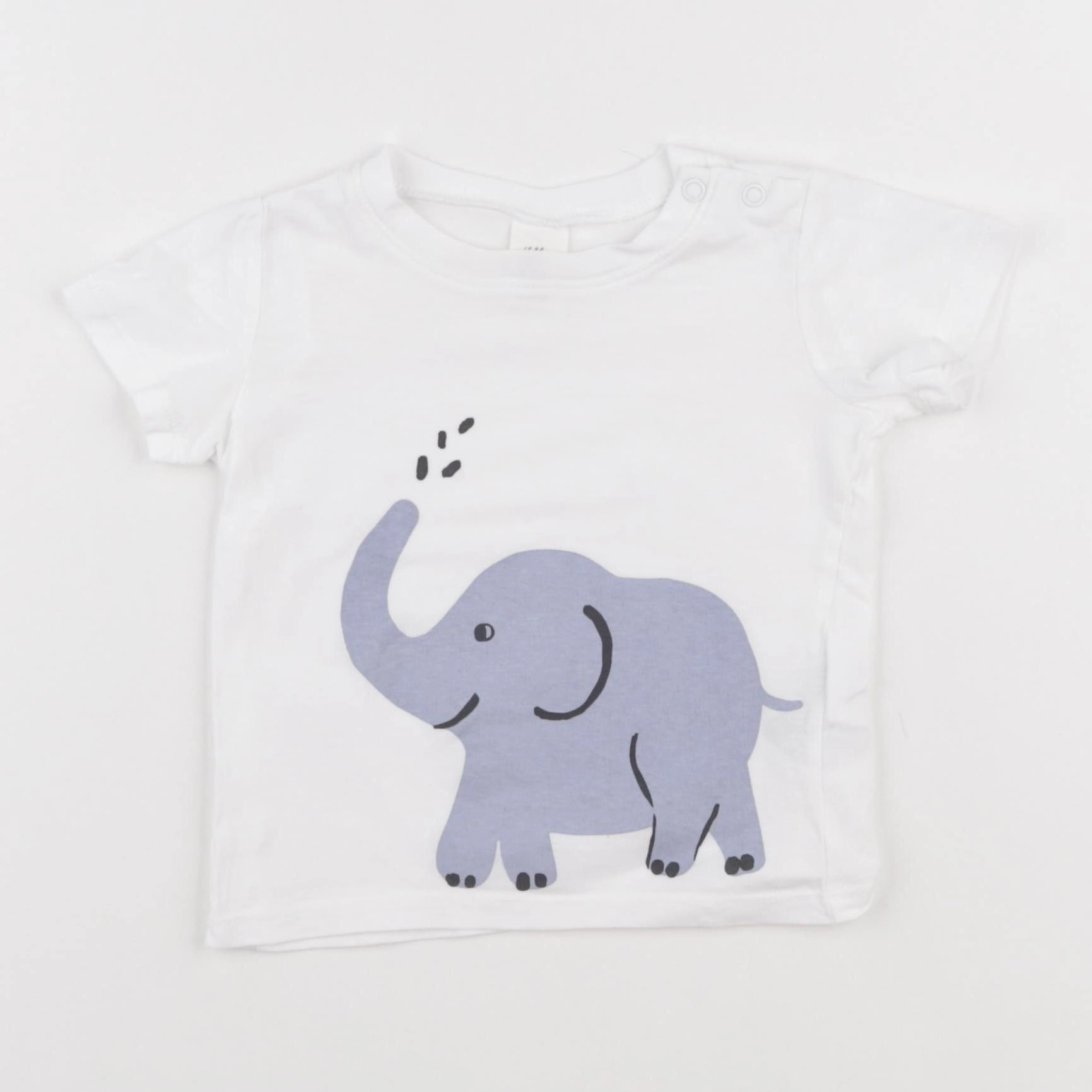 H&M - tee-shirt blanc - 6/9 mois