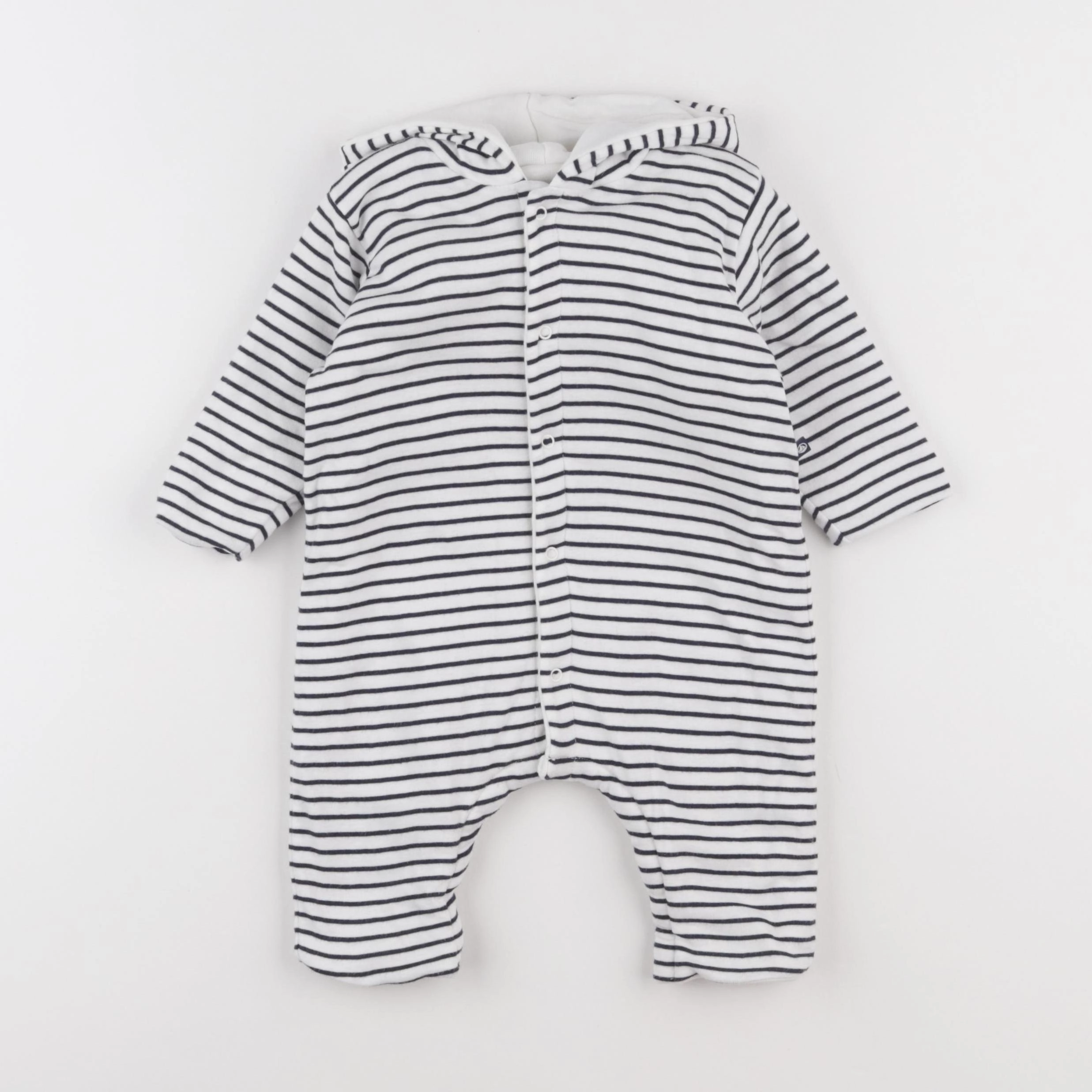 Petit Bateau - combinaison bleu - 6 mois