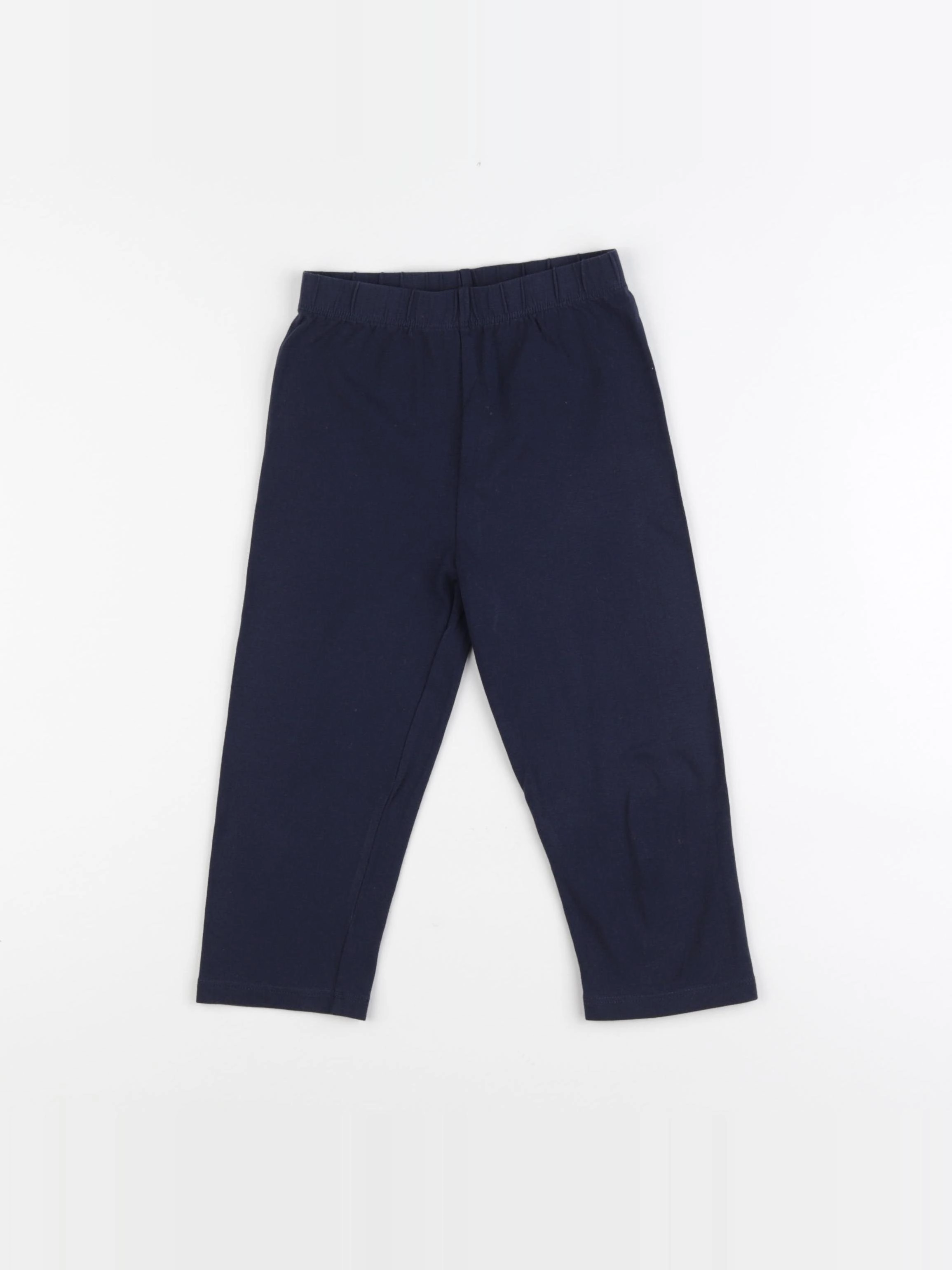 Vertbaudet - legging court bleu - 7 ans
