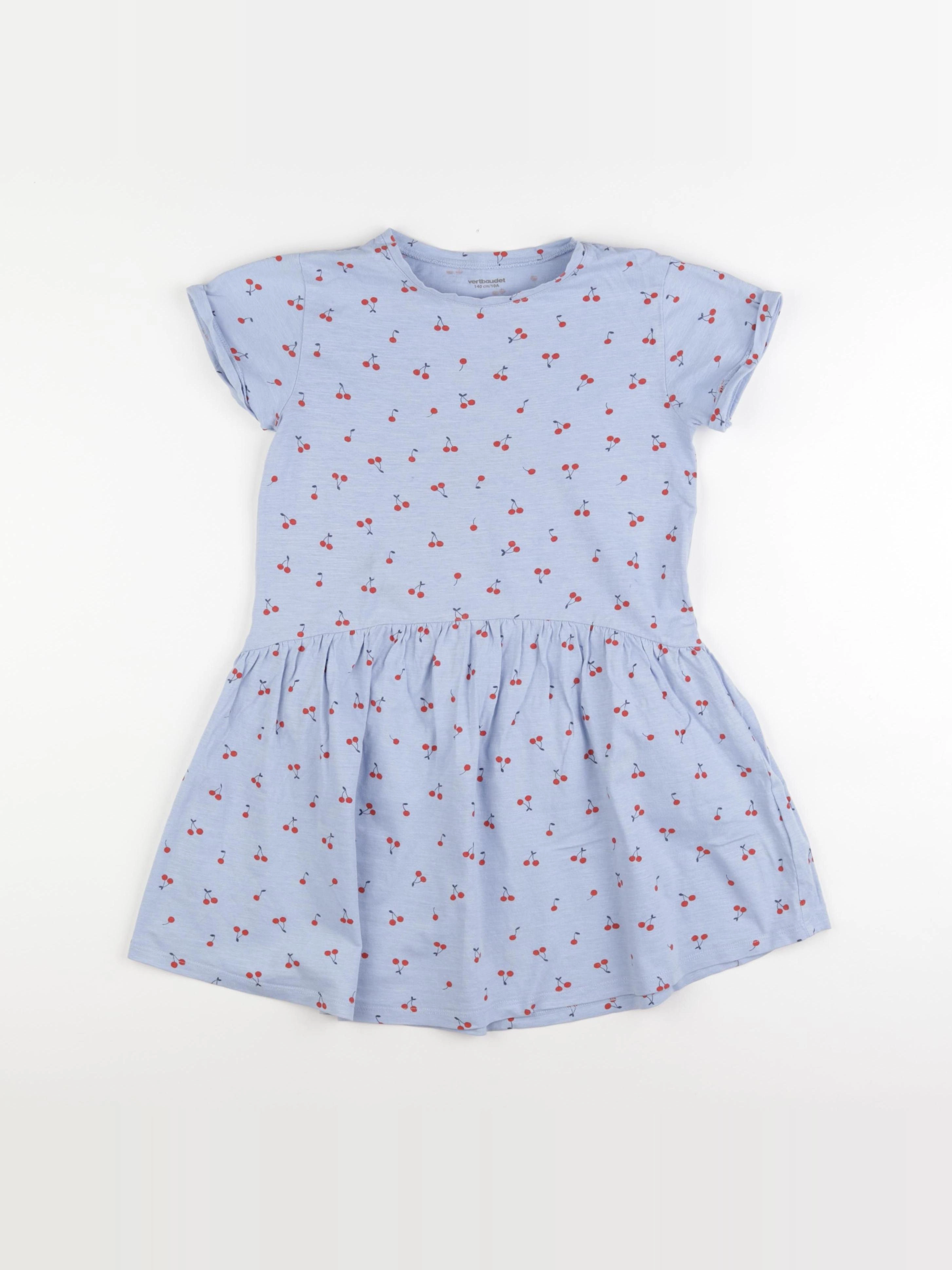 Vertbaudet - robe bleu - 10 ans