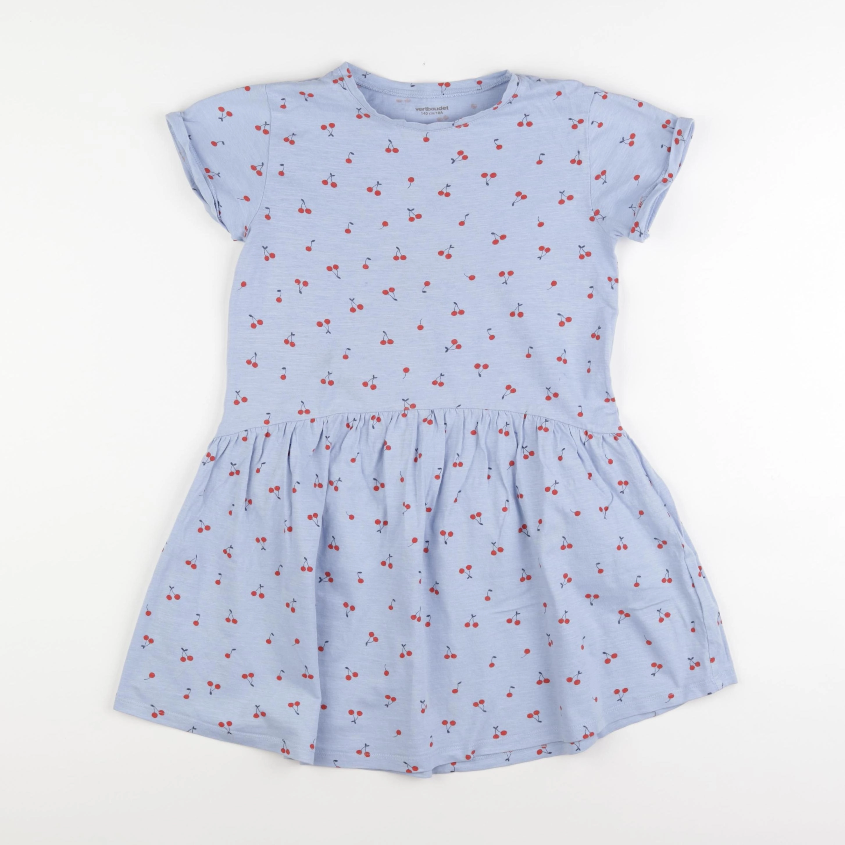 Vertbaudet - robe bleu - 10 ans