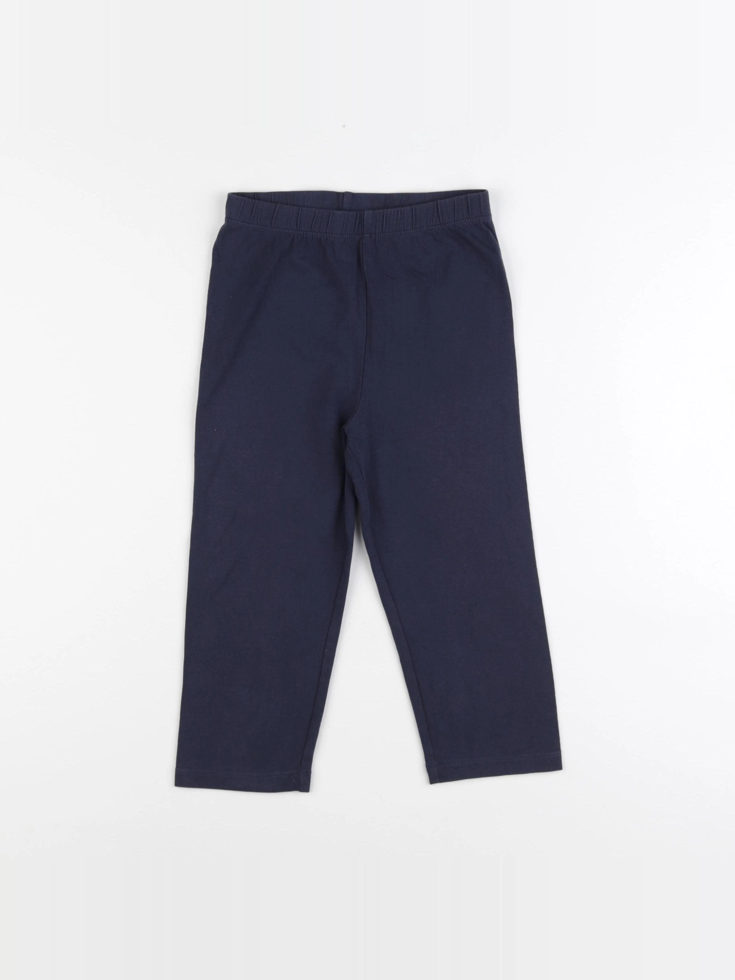 Vertbaudet - legging court bleu - 8 ans
