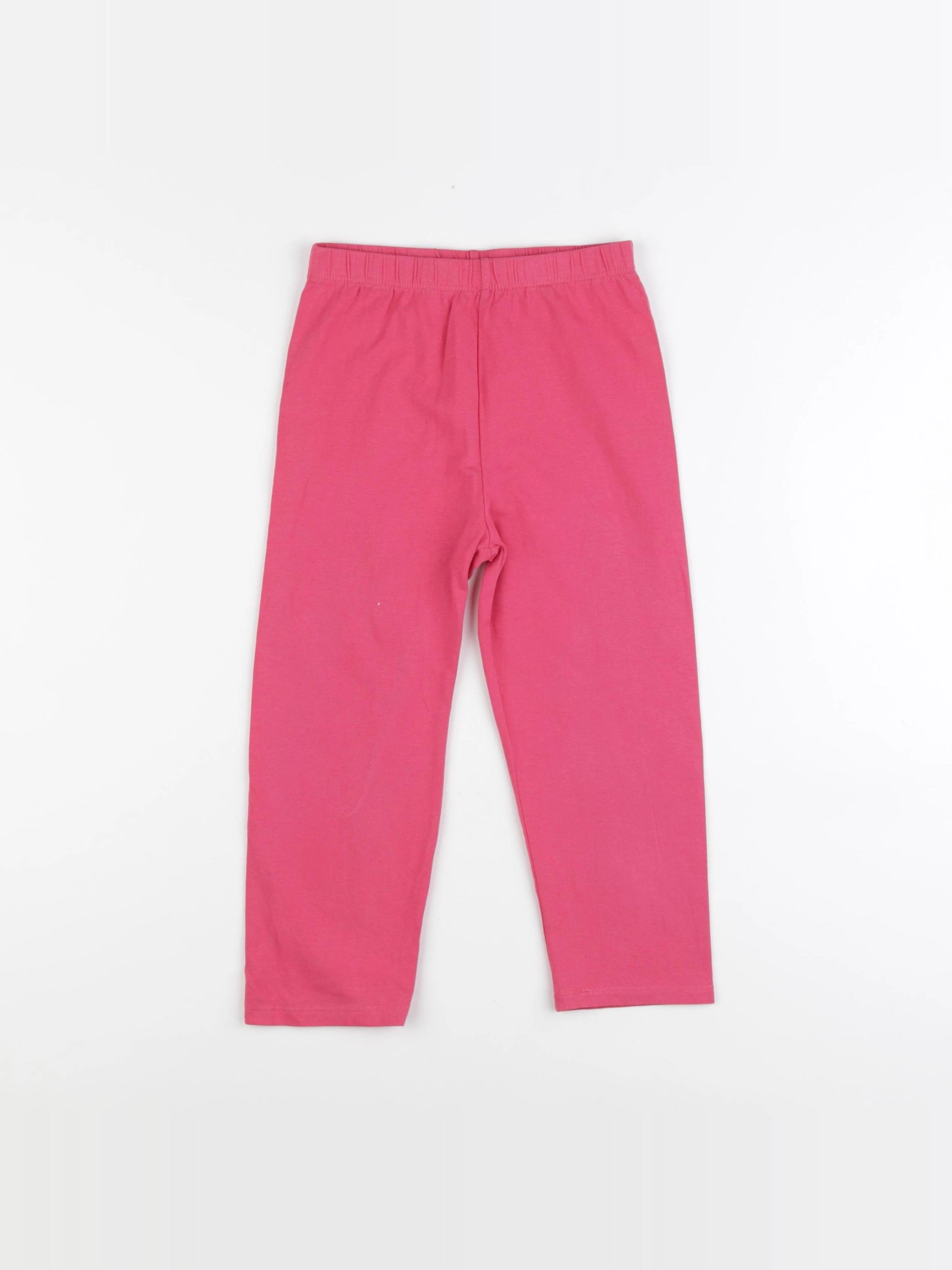 Vertbaudet - legging court rose - 8 ans