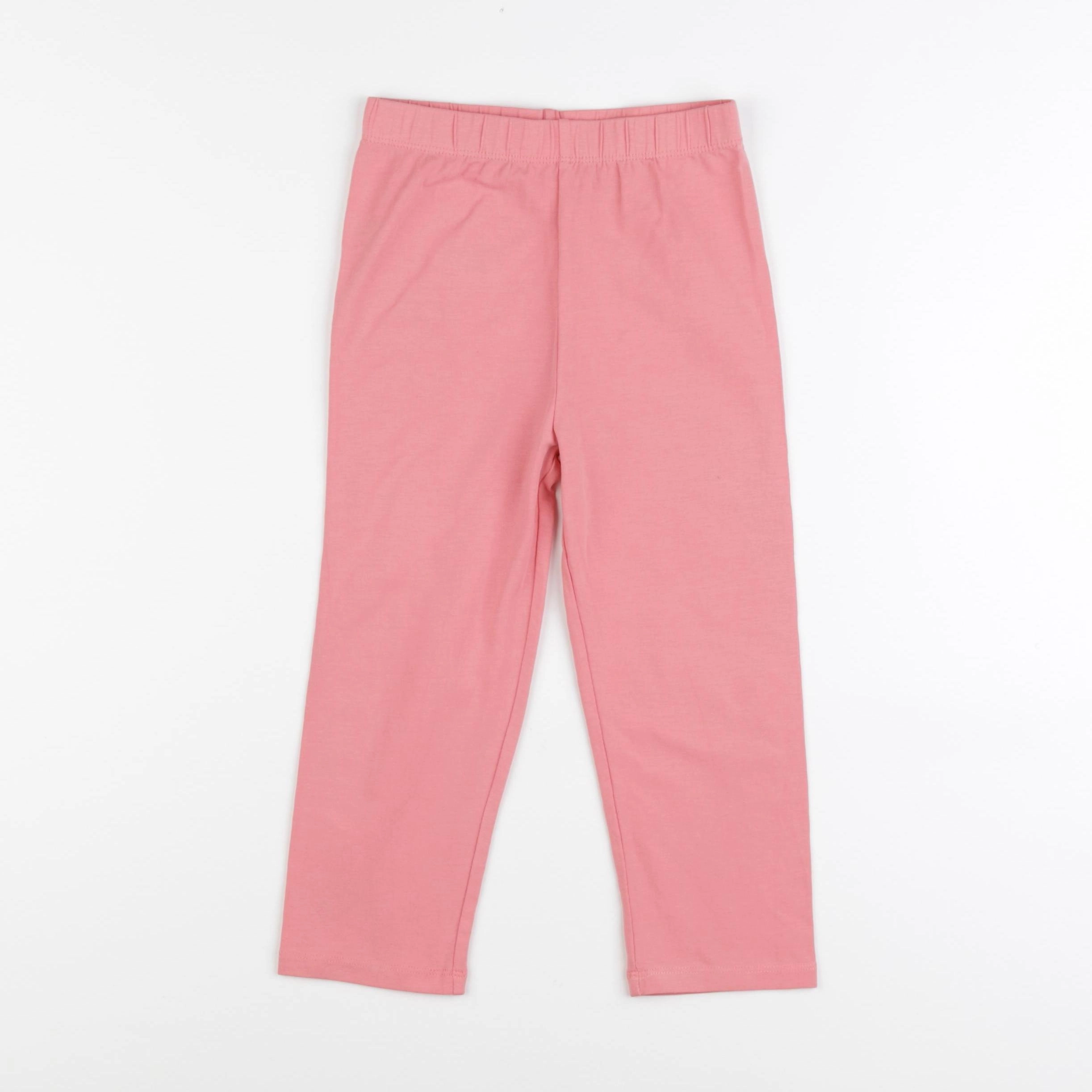Vertbaudet - legging court rose - 8 ans