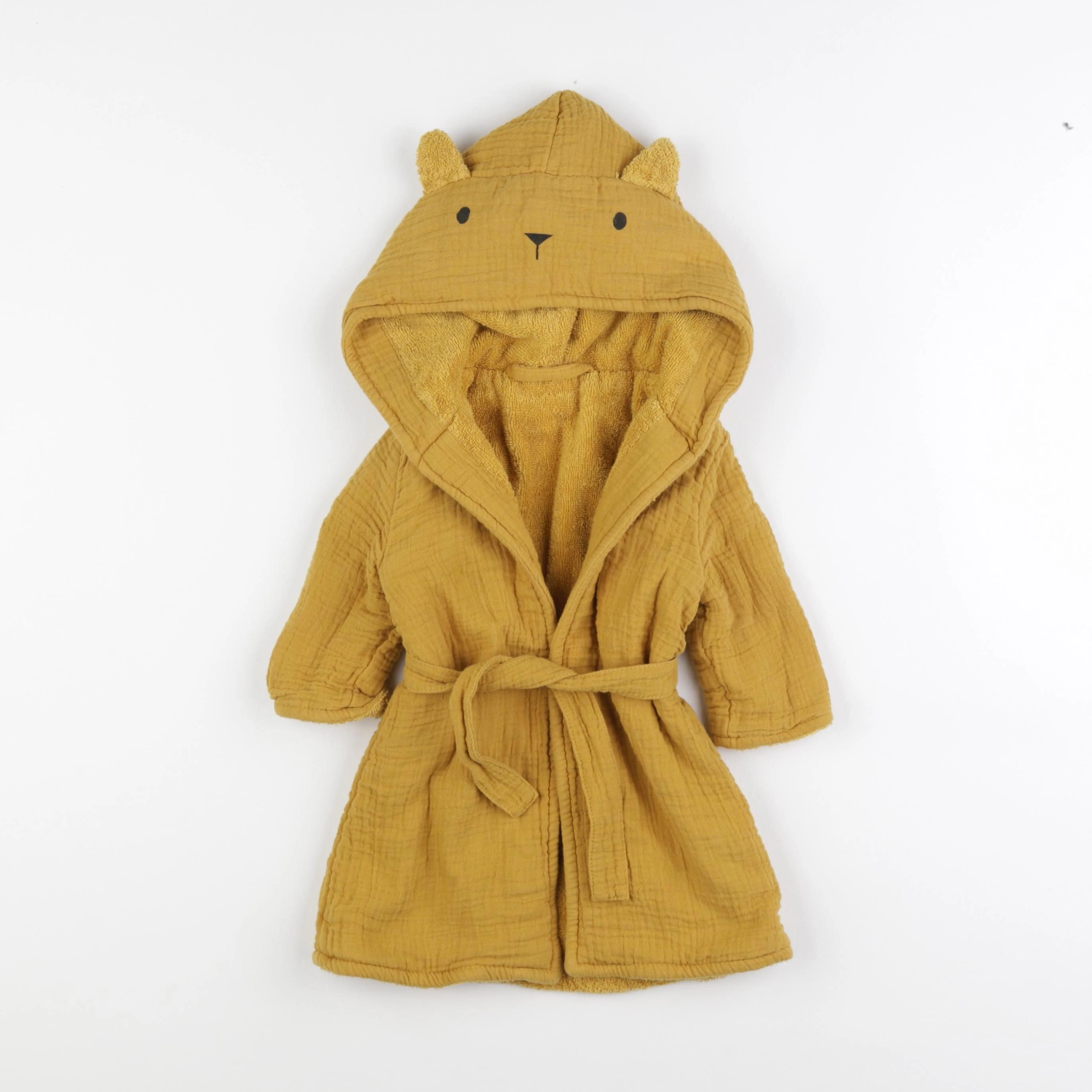 Vertbaudet - peignoir jaune - 3 mois