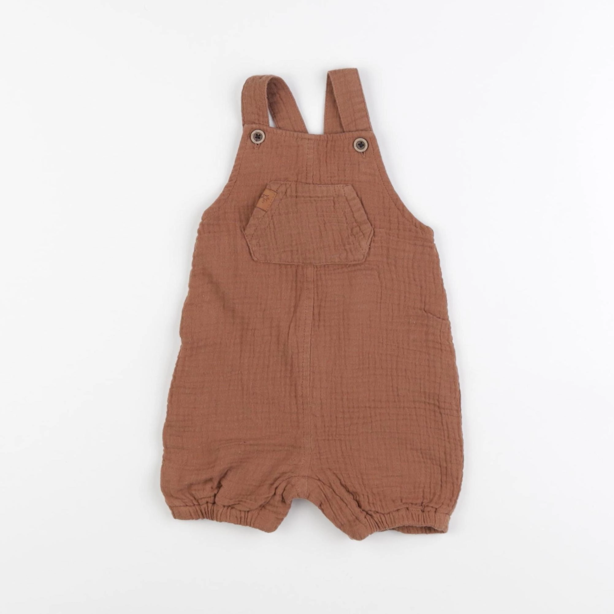 Vertbaudet - combinaison marron - 6 mois