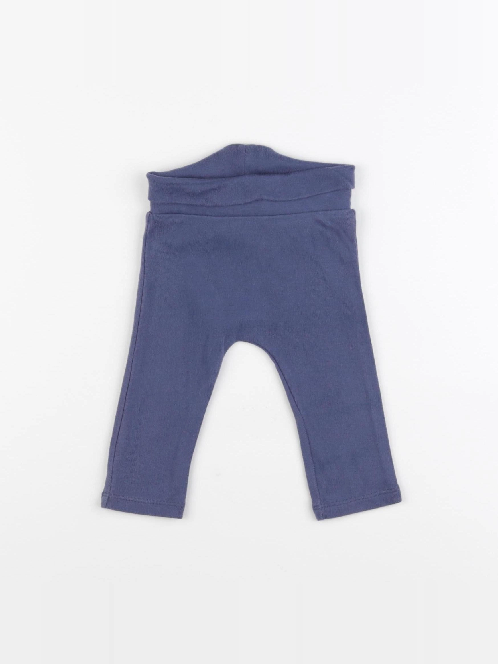 Vertbaudet - legging bleu - 9 mois