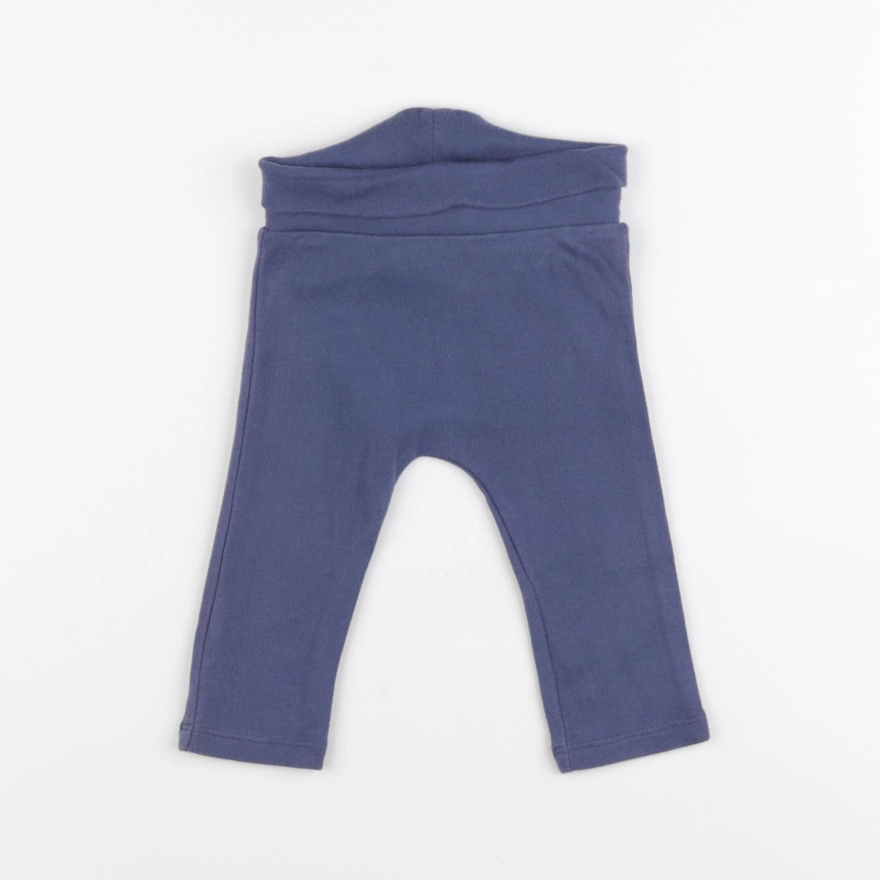 Vertbaudet - legging bleu - 9 mois