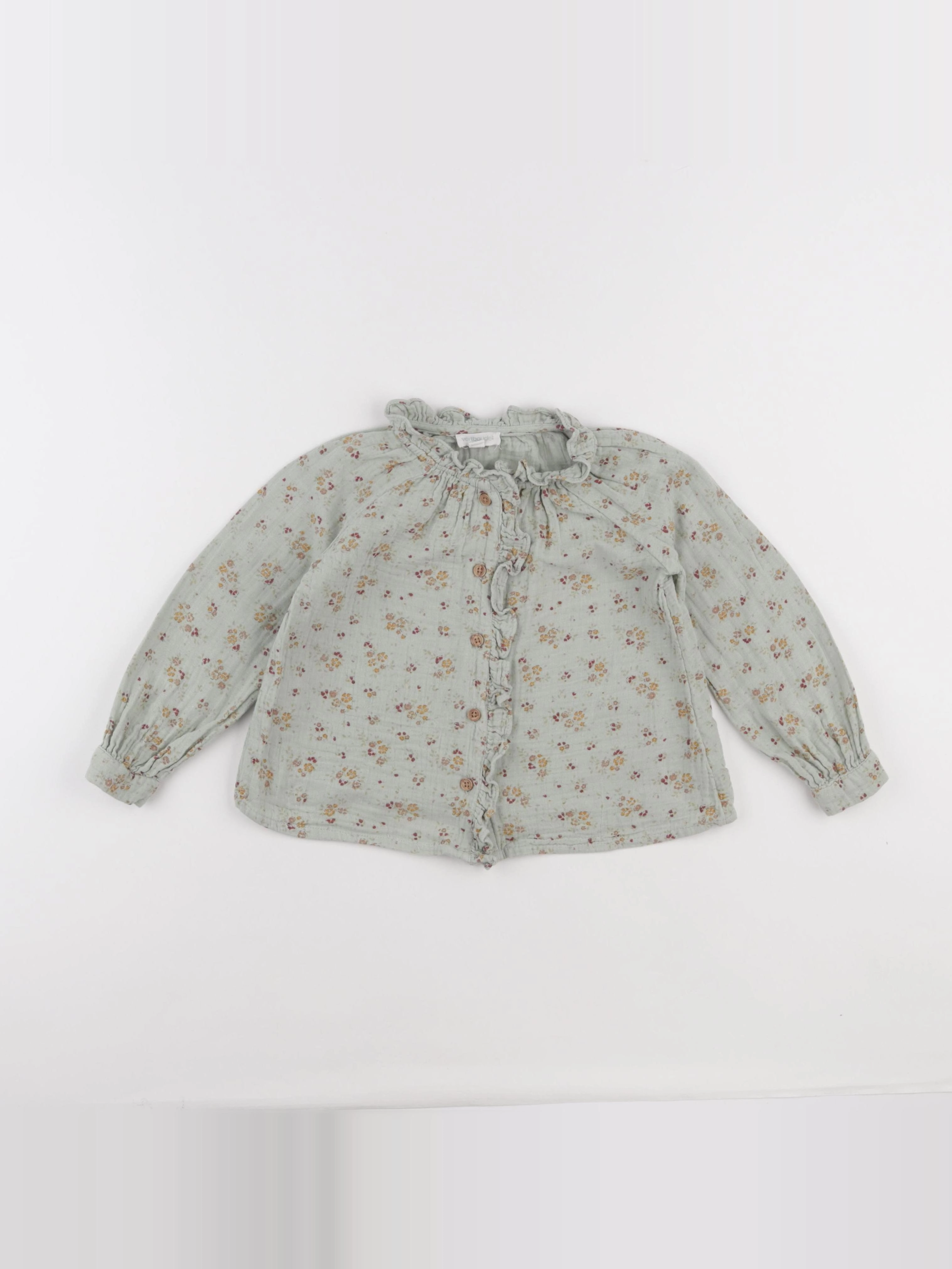 Vertbaudet - blouse vert - 3 ans