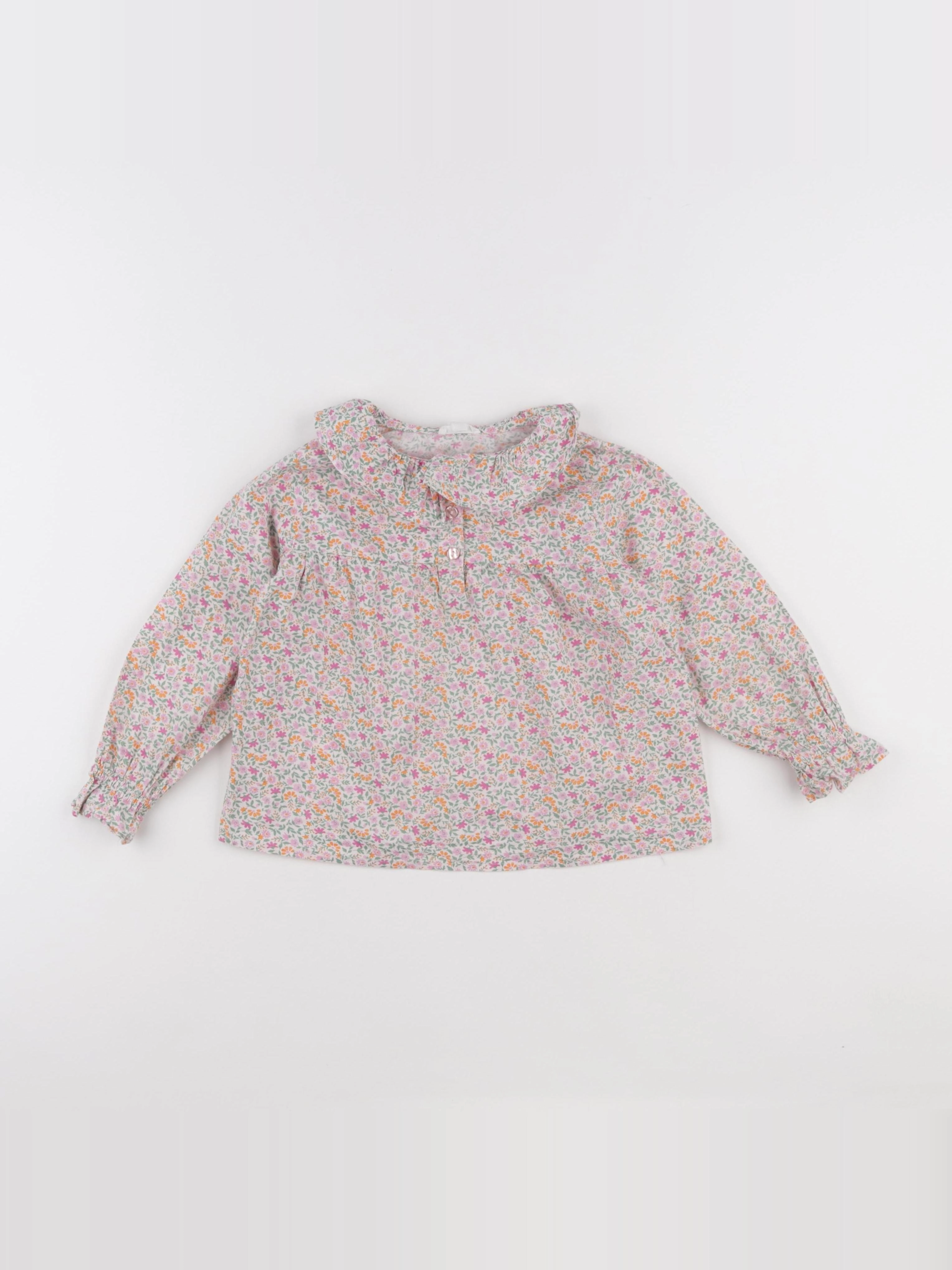 Vertbaudet - blouse rose - 5 ans