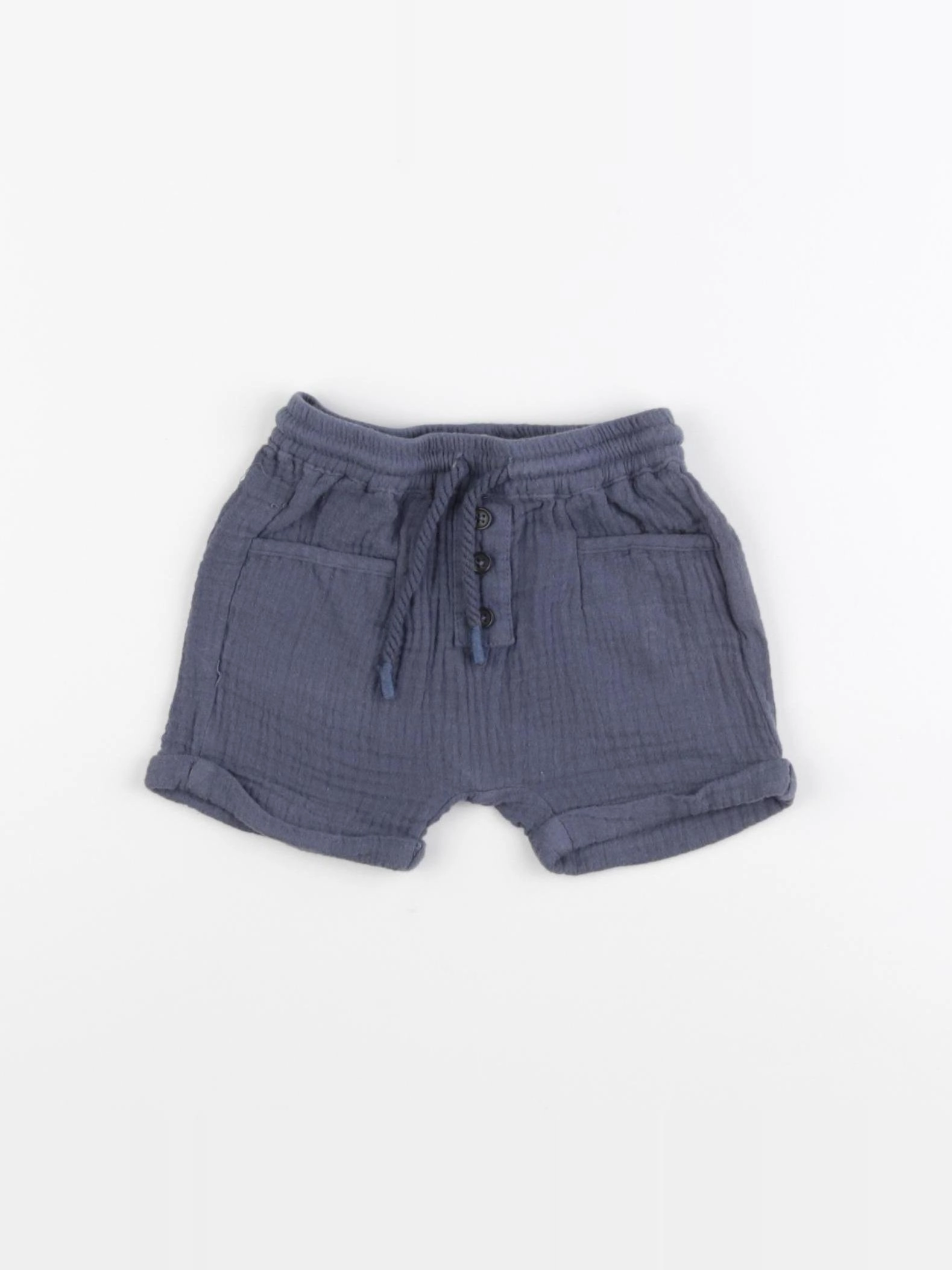Vertbaudet - short gris - 9 mois