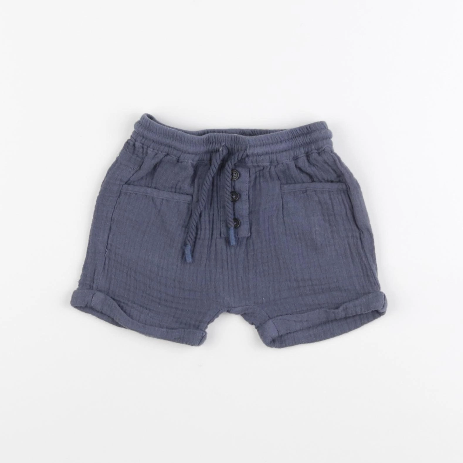 Vertbaudet - short gris - 9 mois