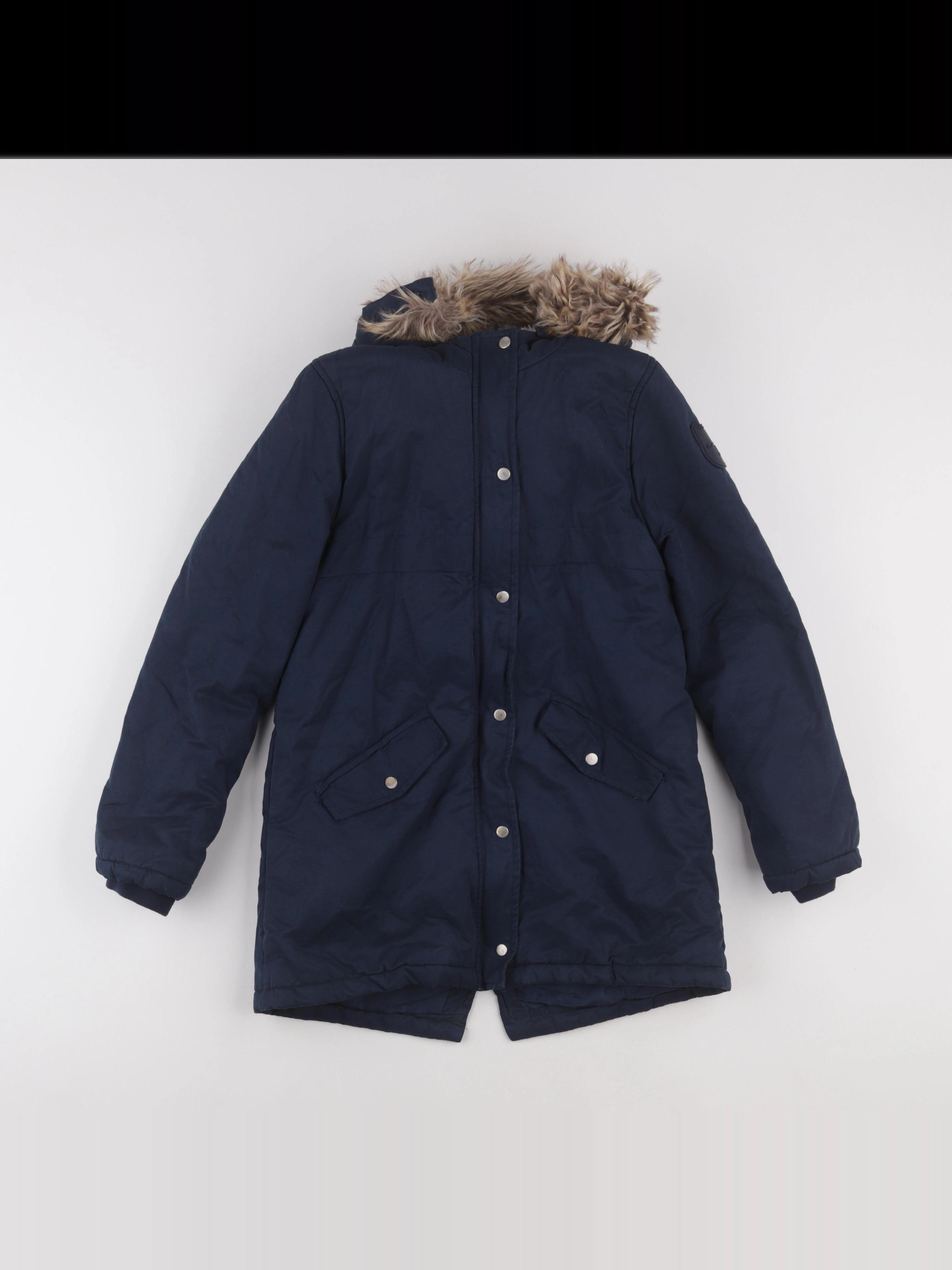 Vertbaudet - parka bleu - 10 ans
