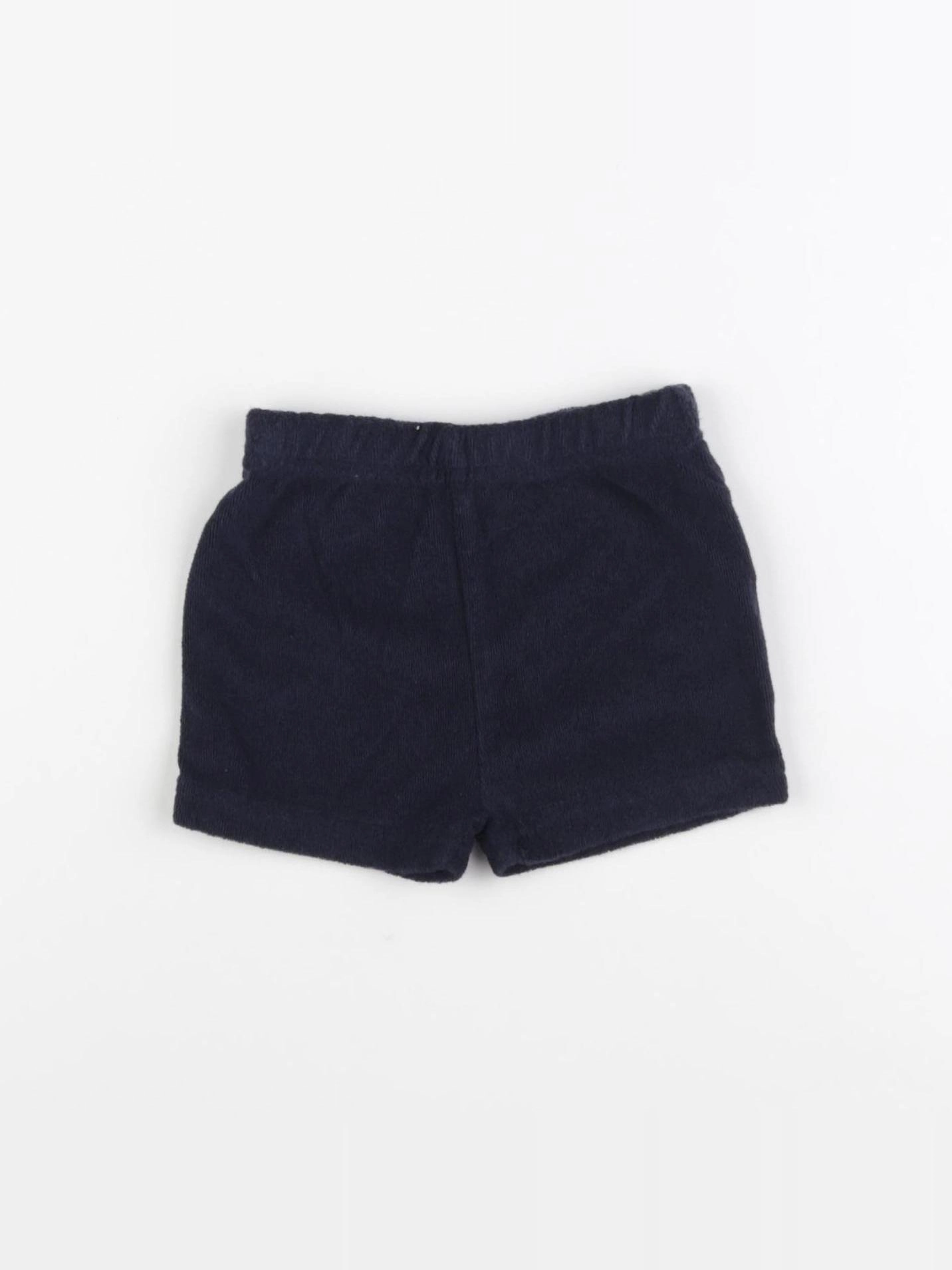 Vertbaudet - short bleu - 9 mois