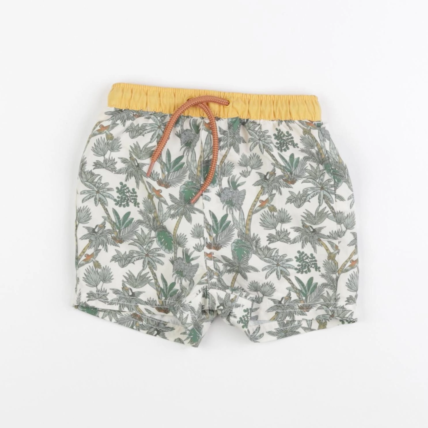 Vertbaudet - maillot de bain vert - 9 mois