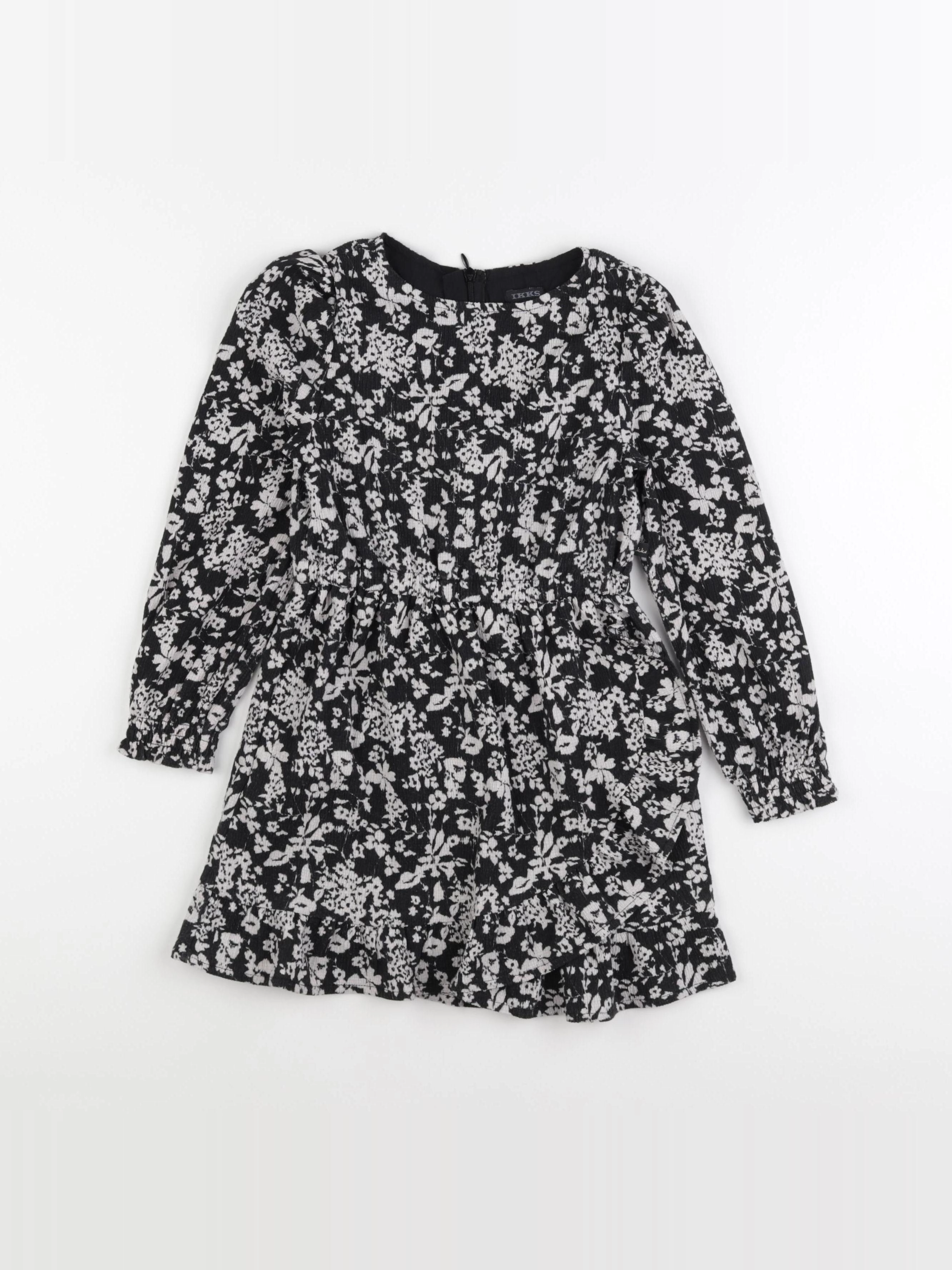 IKKS - robe noir - 6 ans