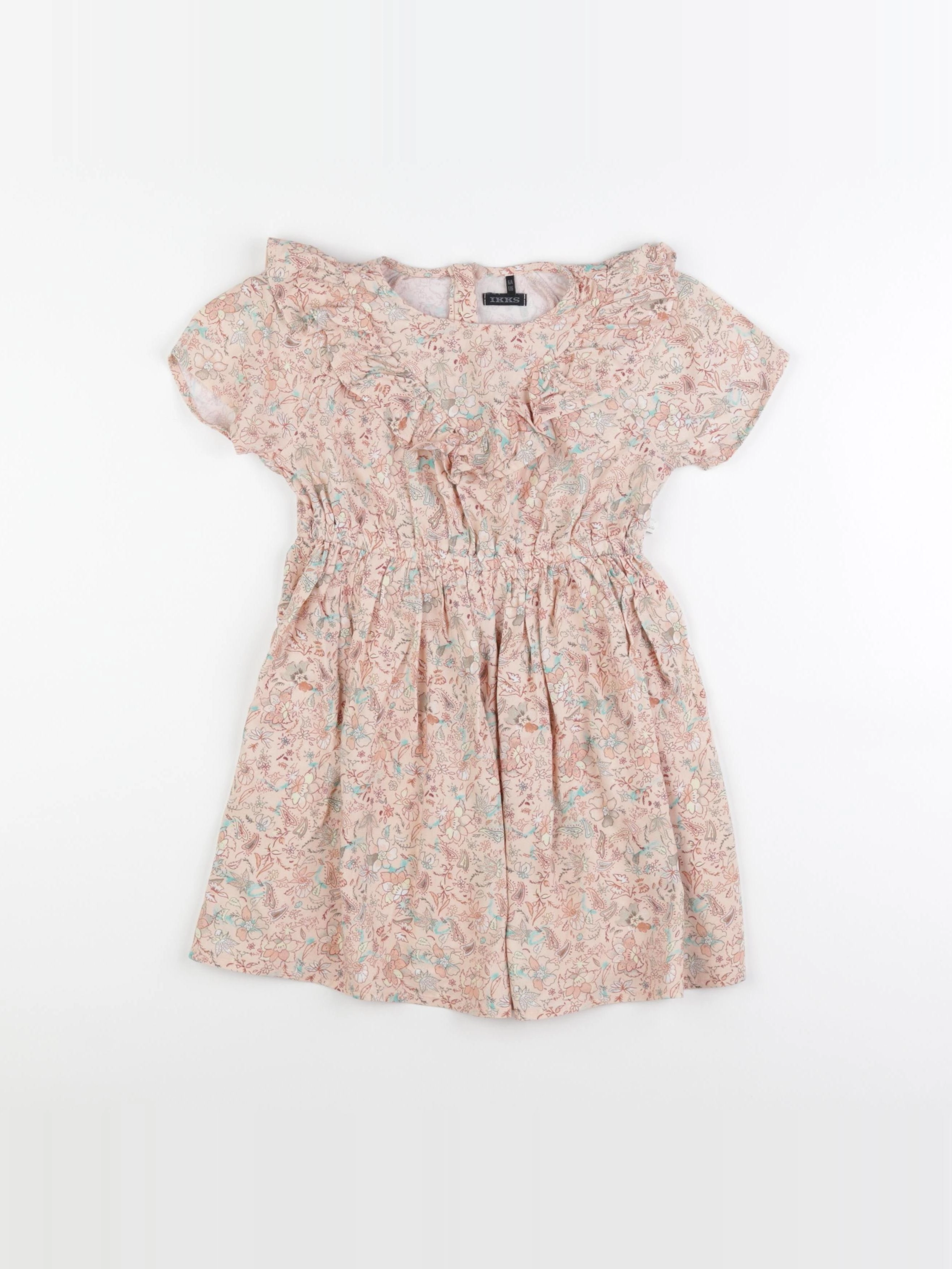 IKKS - robe rose - 6 ans
