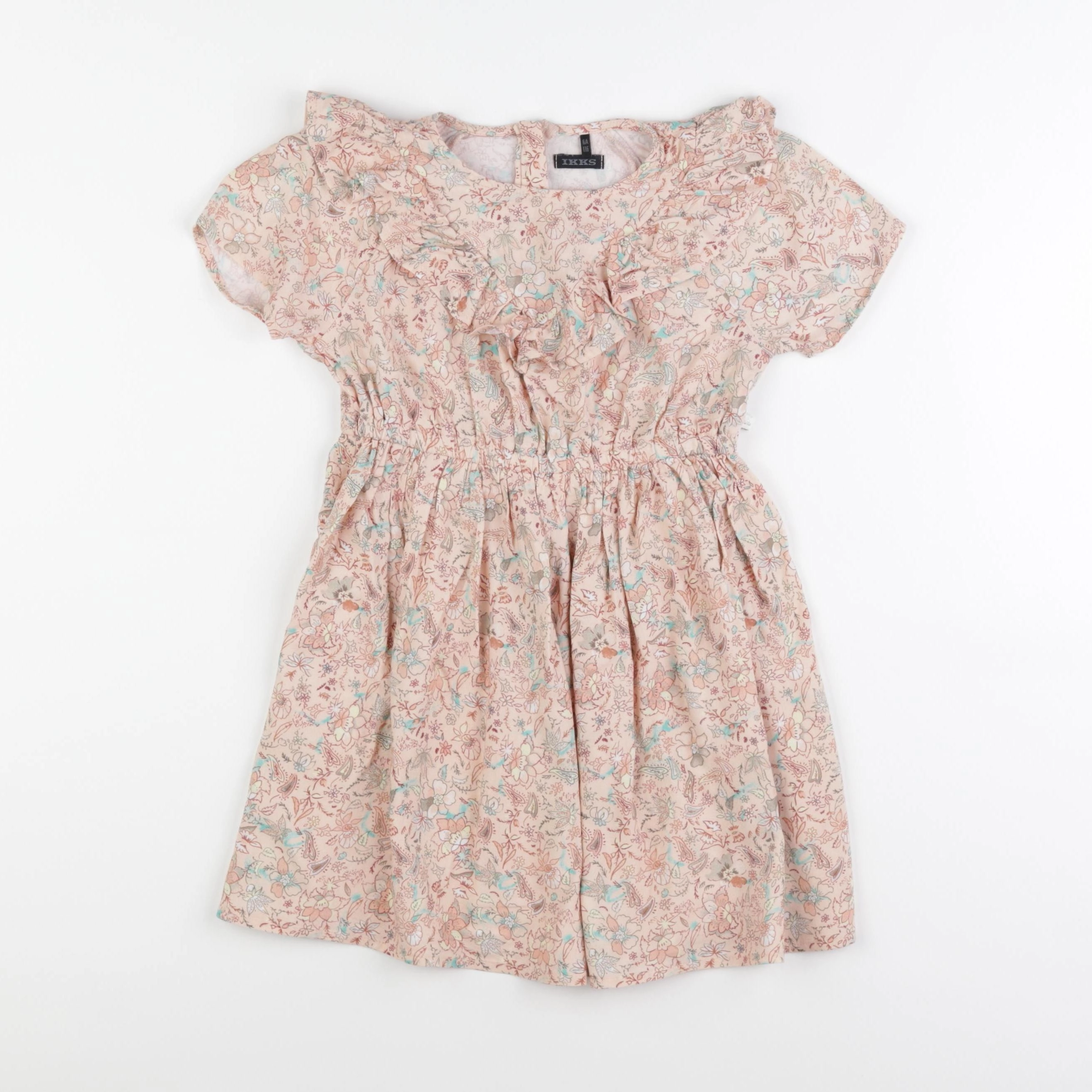 IKKS - robe rose - 6 ans