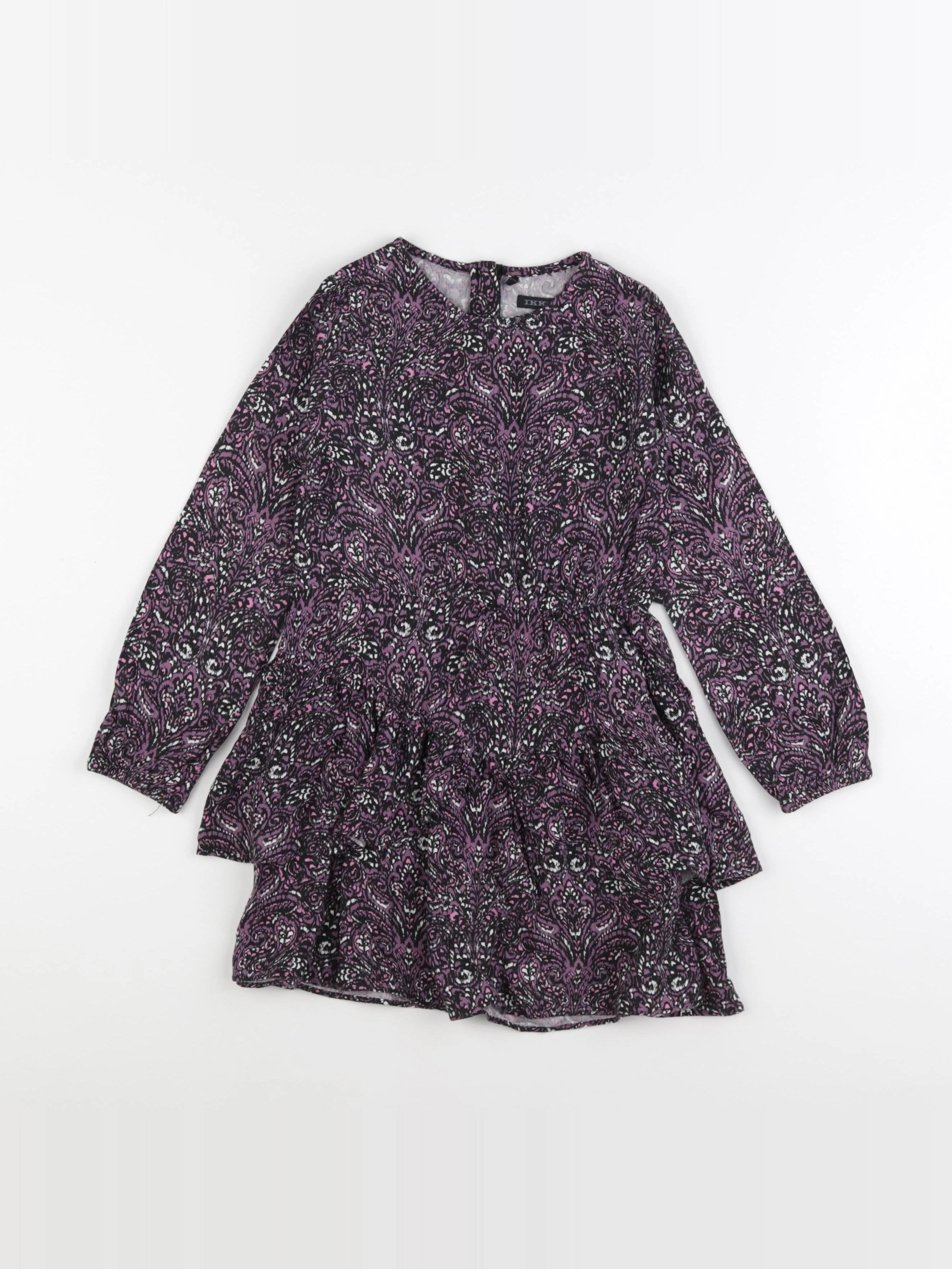 IKKS - robe noir - 6 ans