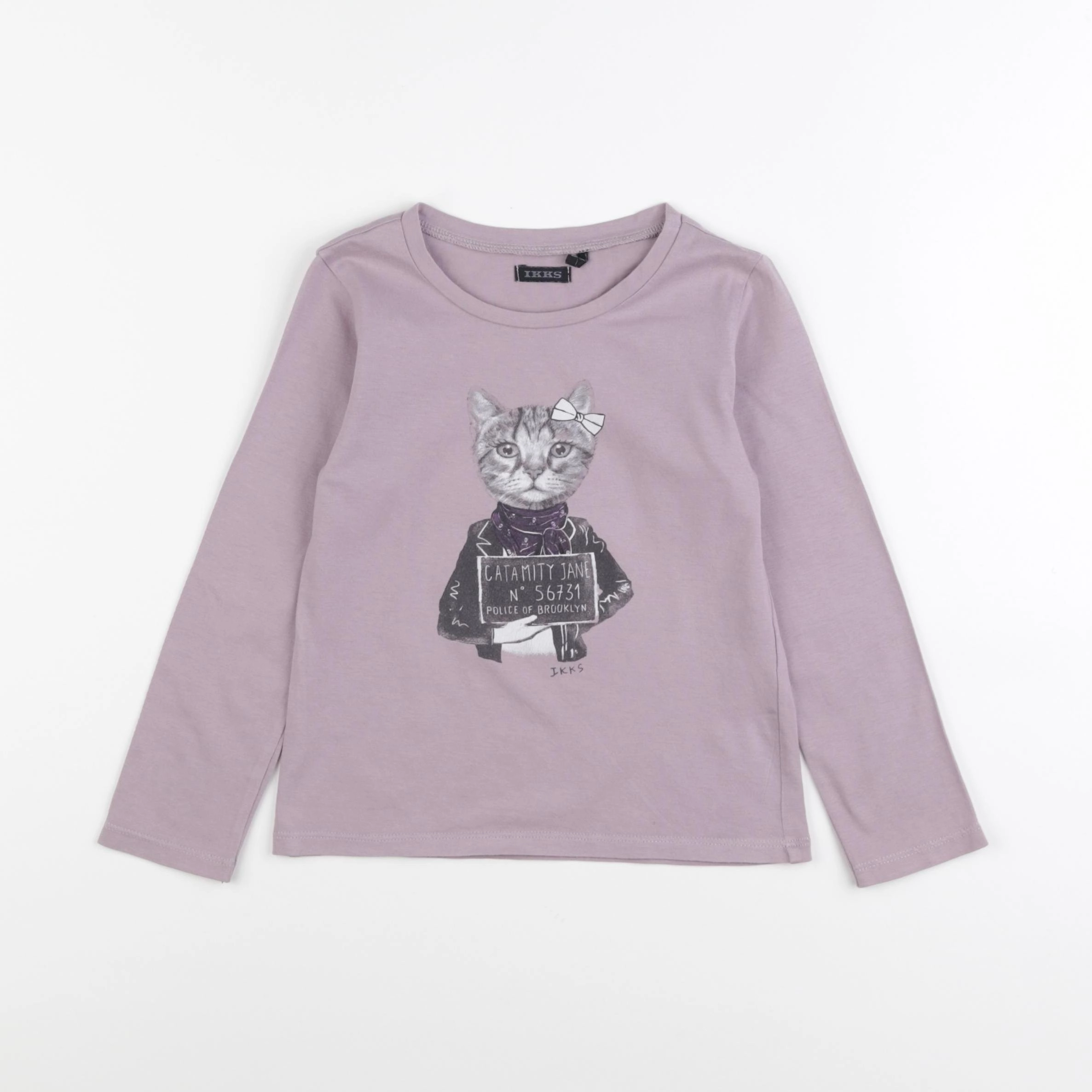 IKKS - tee-shirt violet - 4 ans