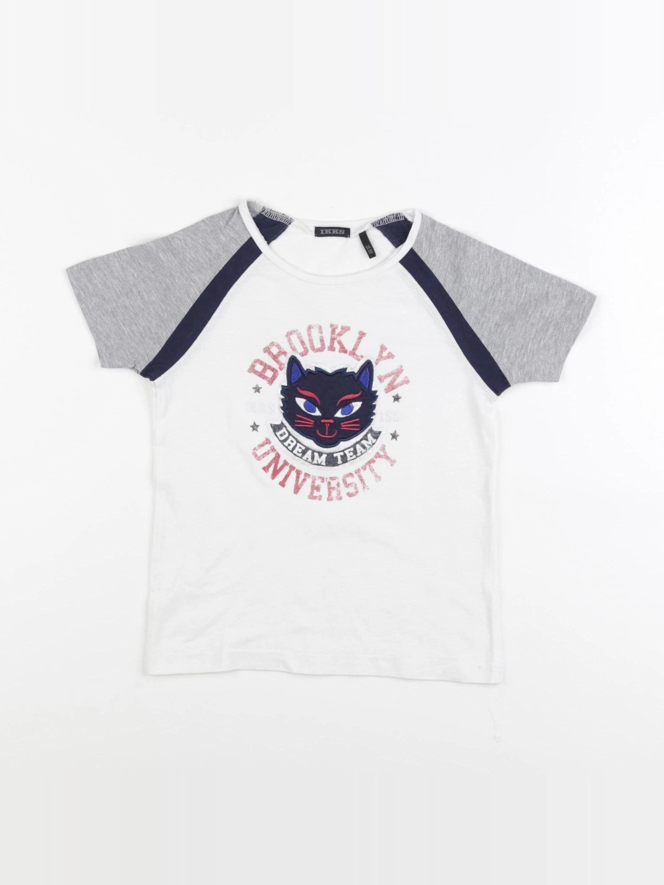 IKKS - tee-shirt blanc - 5 ans