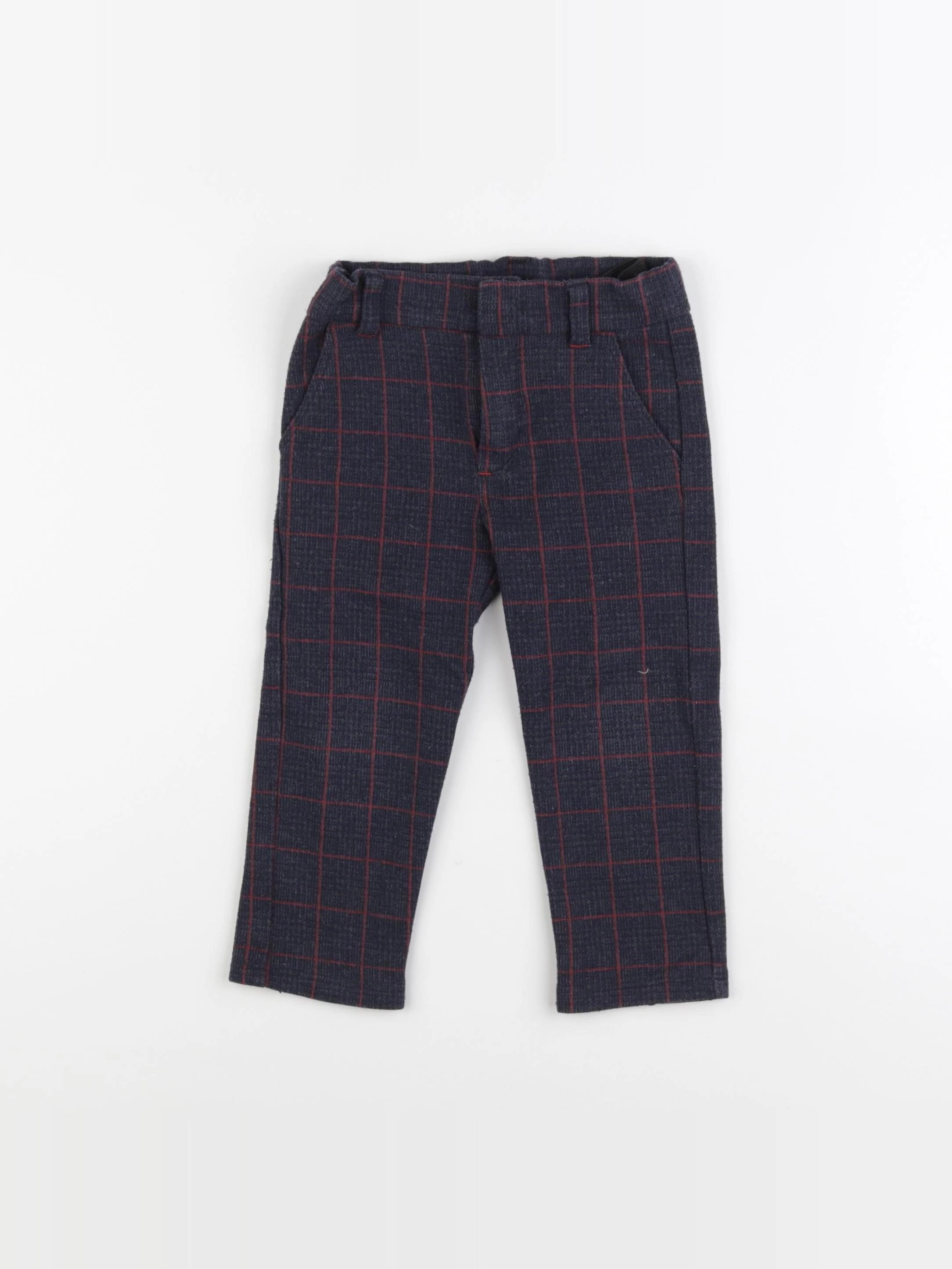 IKKS - pantalon bleu, rouge - 2 ans