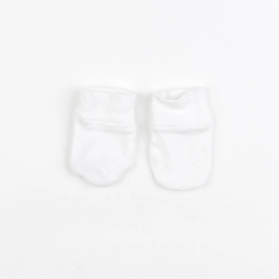 Vertbaudet - moufles blanc - 1 mois