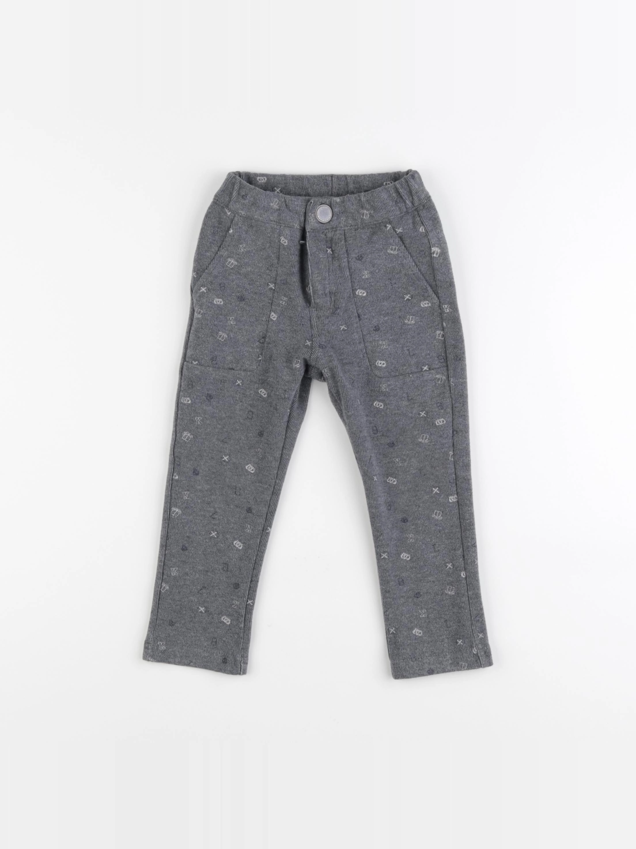 IKKS - pantalon gris - 2 ans