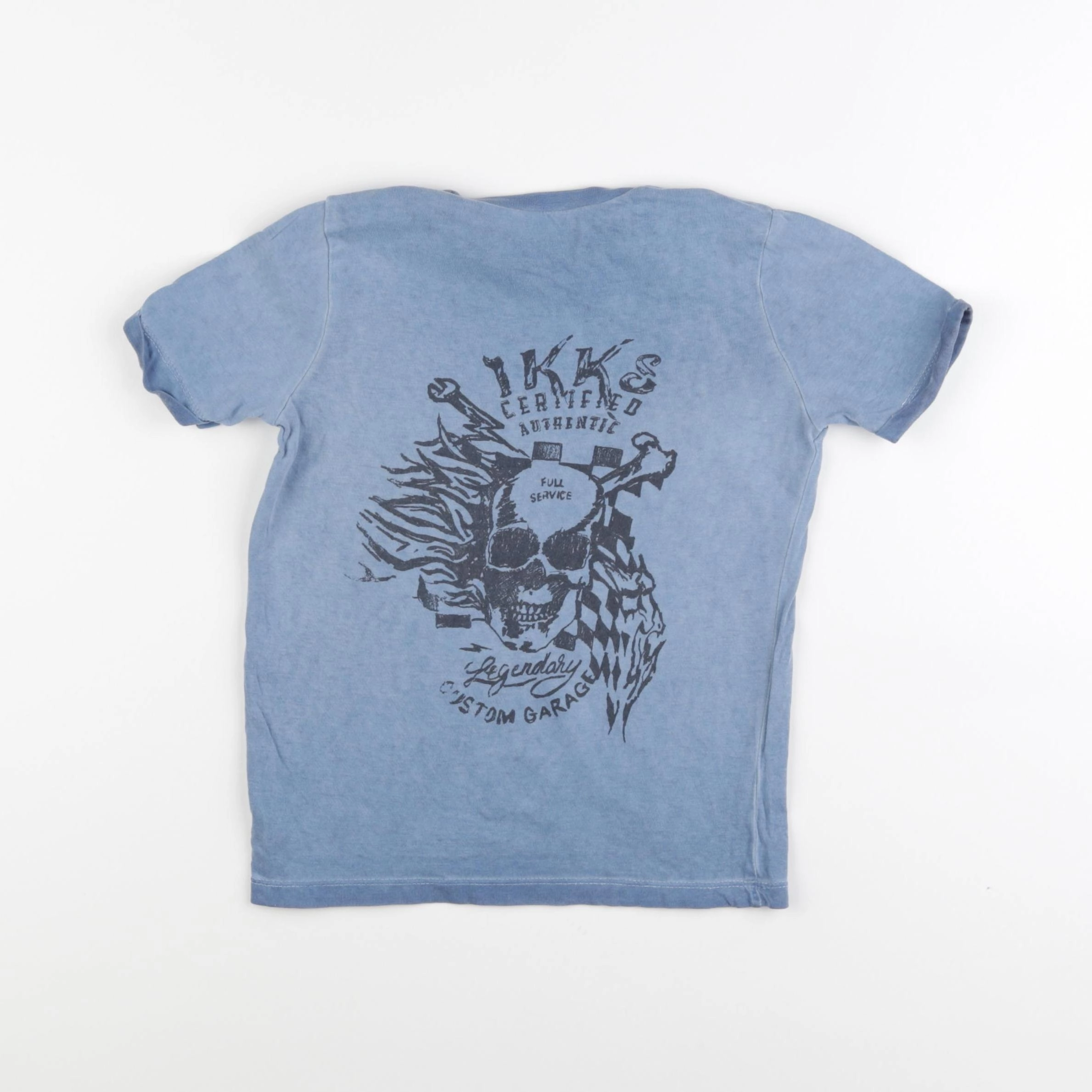 IKKS - tee-shirt imprimé au dos bleu - 4 ans