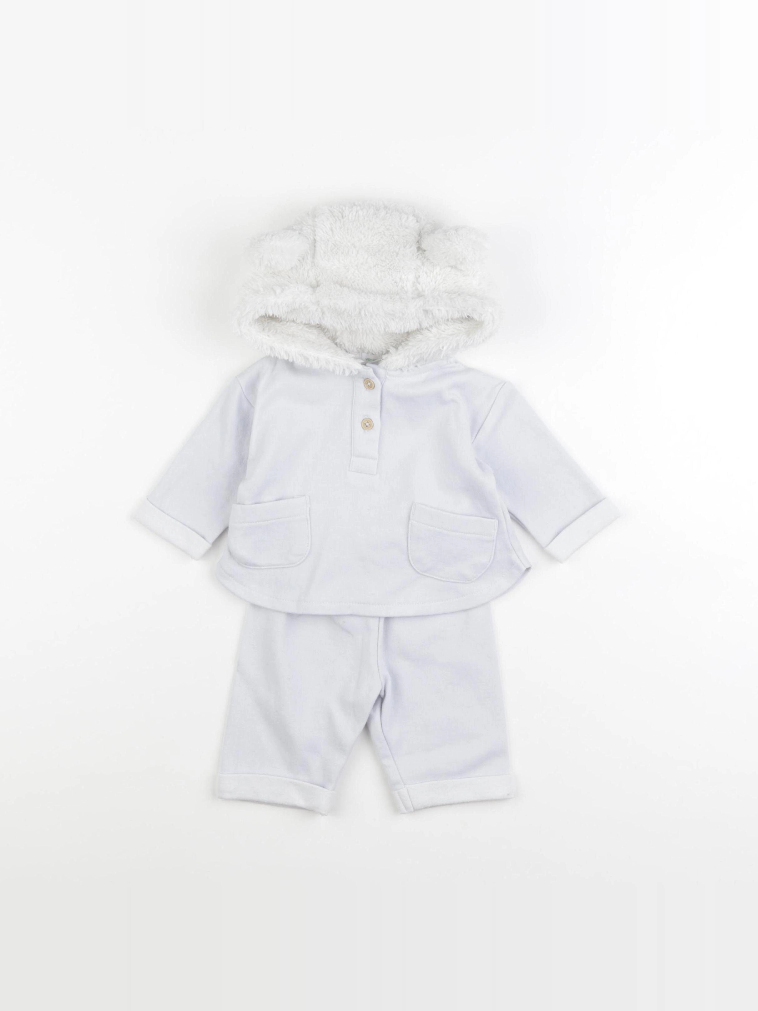 Vertbaudet - ensemble bleu - 1 mois