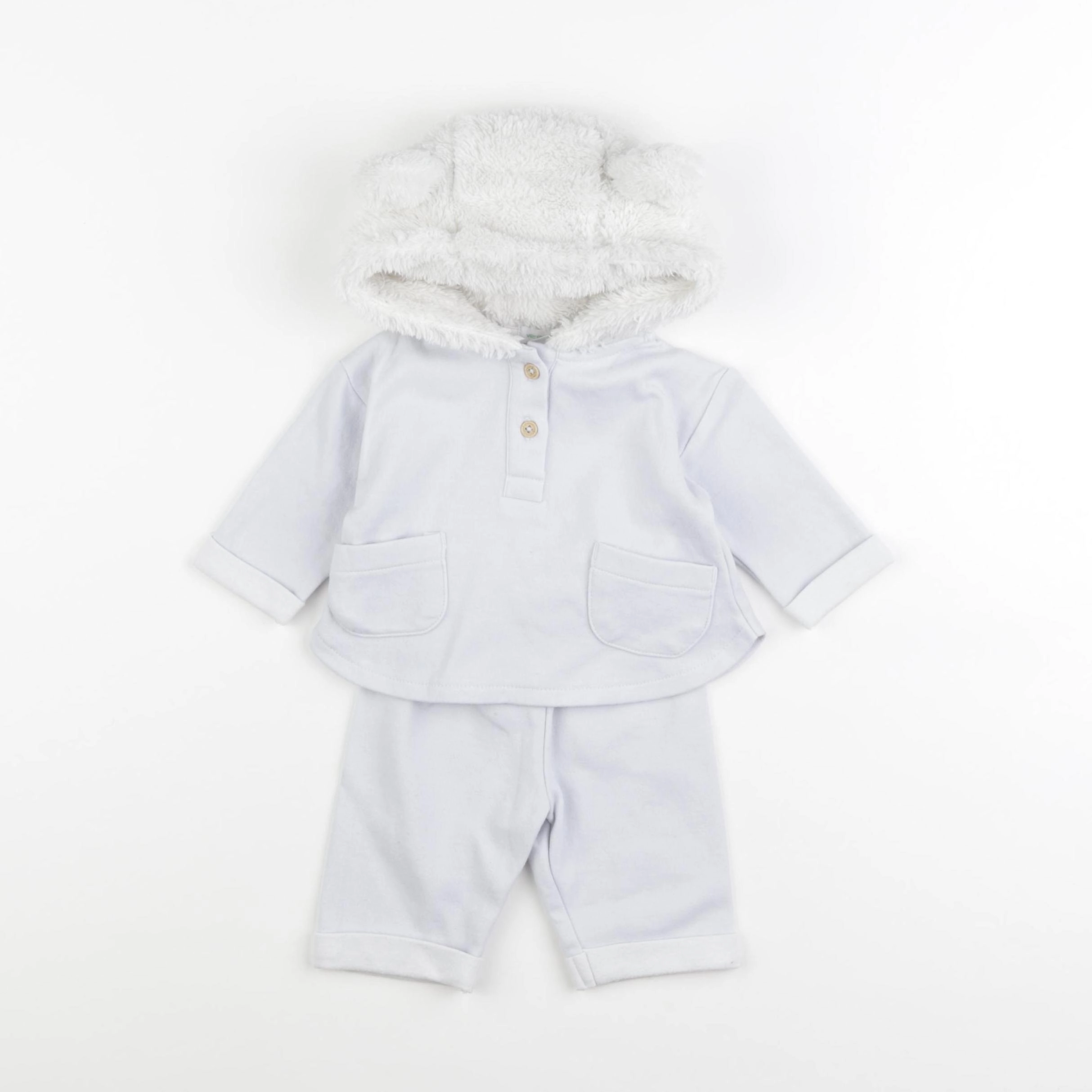 Vertbaudet - ensemble bleu - 1 mois