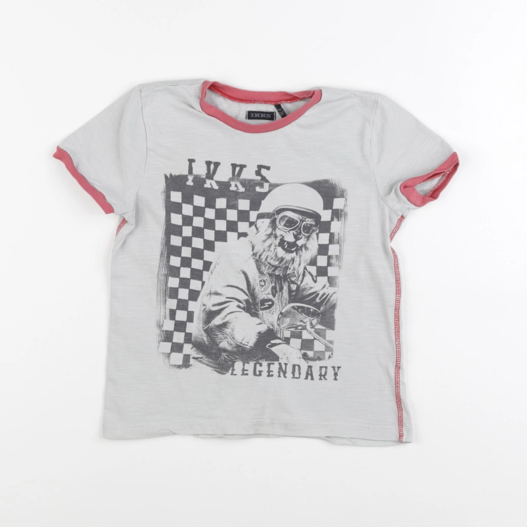 IKKS - tee-shirt gris - 4 ans