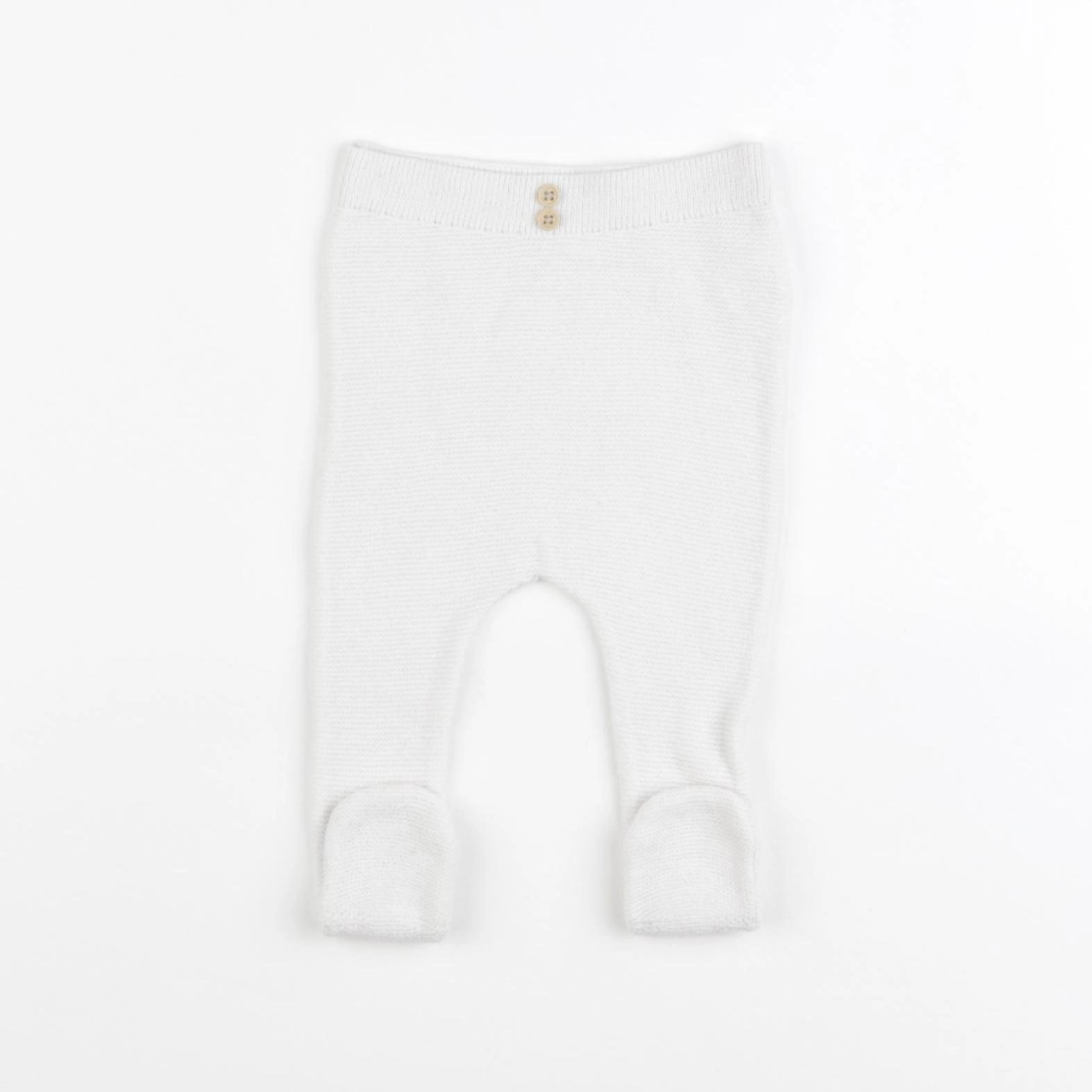 Vertbaudet - legging blanc - 1 mois