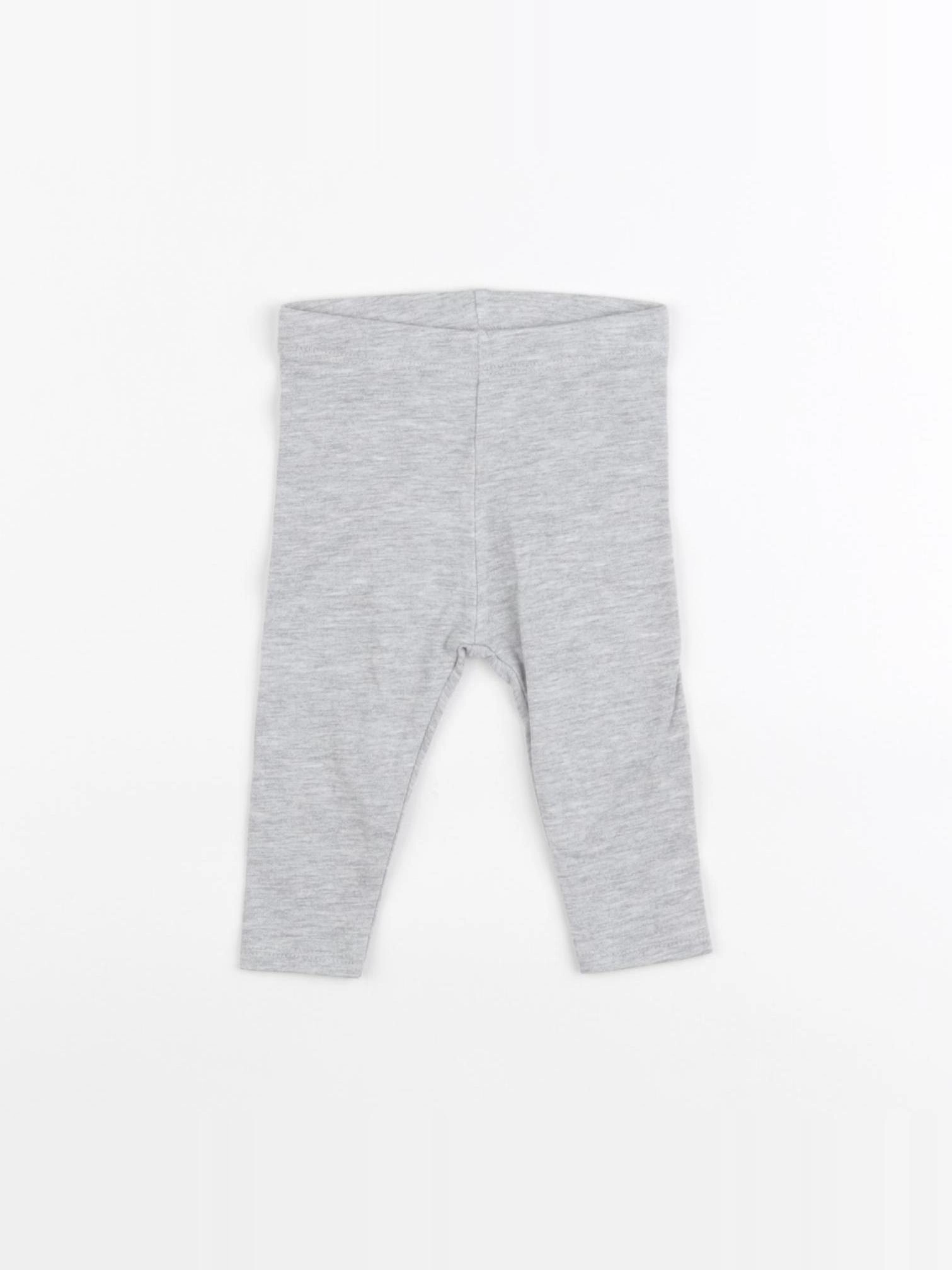Vertbaudet - legging gris - 3 mois