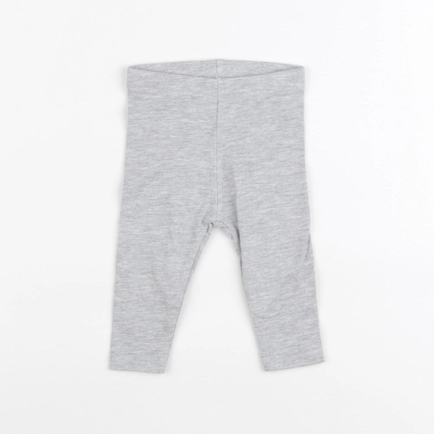 Vertbaudet - legging gris - 3 mois