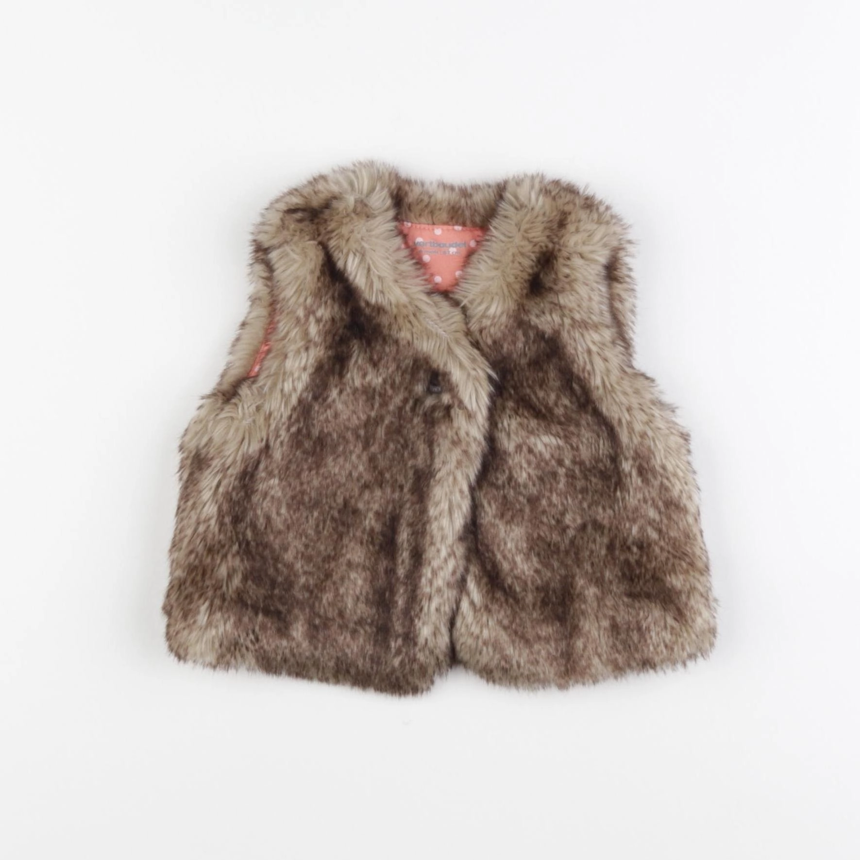 Vertbaudet - gilet marron - 6 mois