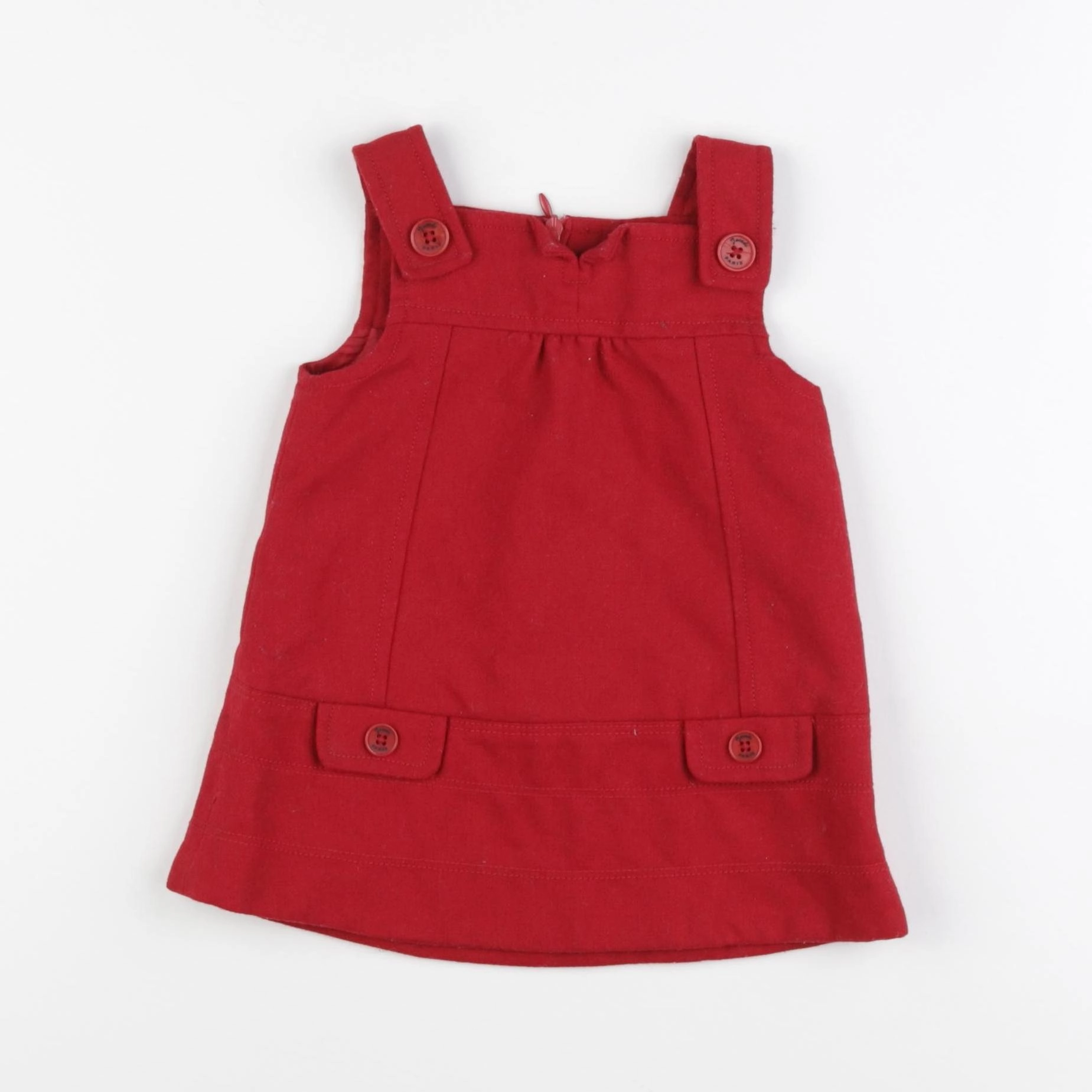 Jacadi - robe rouge - 6 mois