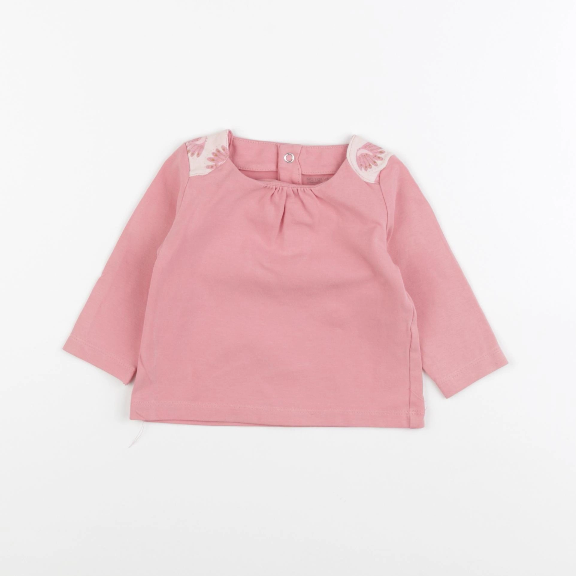 Natalys - tee-shirt rose - 6 mois